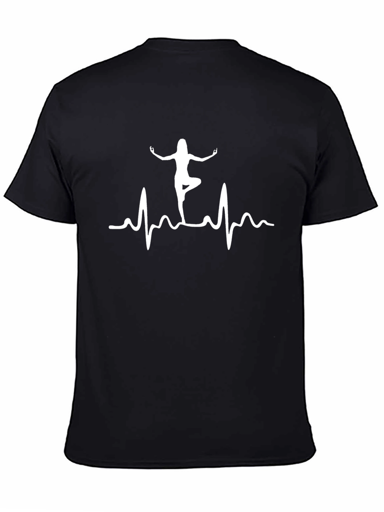 Yoga Heartbeat T-Shirt - Balance Your Life