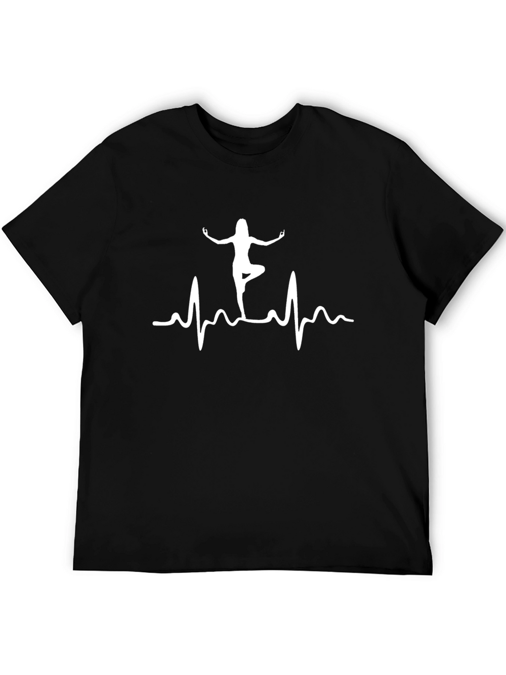 Yoga Heartbeat T-Shirt - Balance Your Life