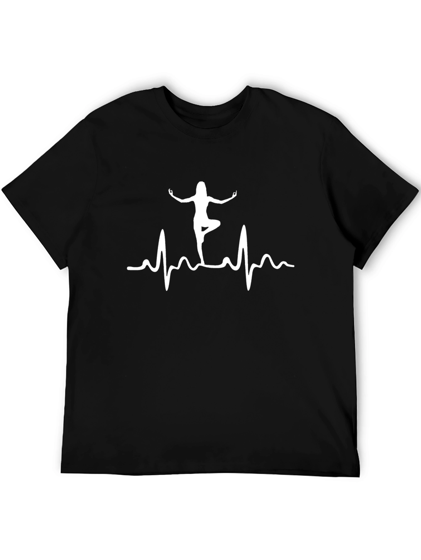 Yoga Heartbeat T-Shirt - Balance Your Life