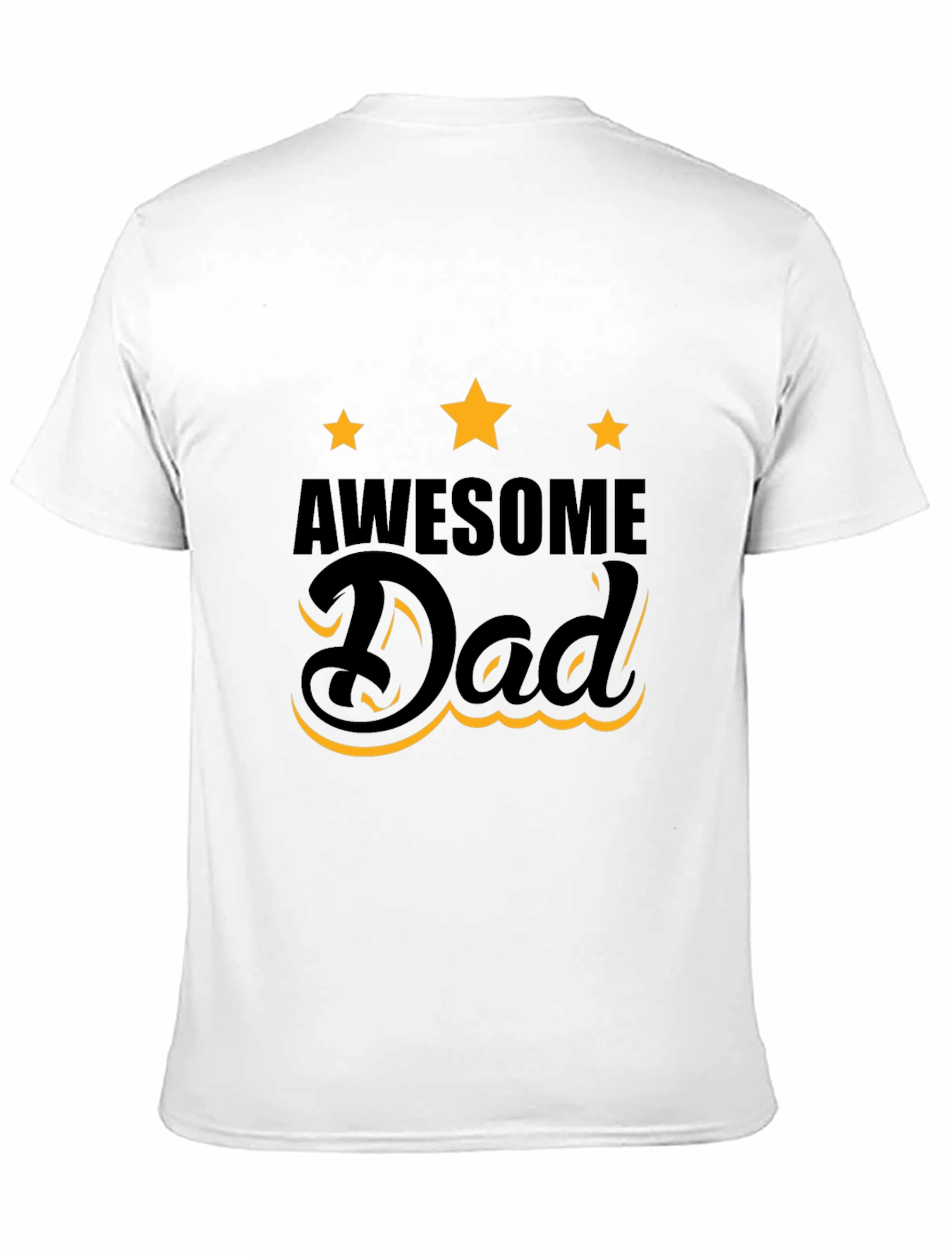 Awesome Dad T-Shirt - Black Graphic Tee