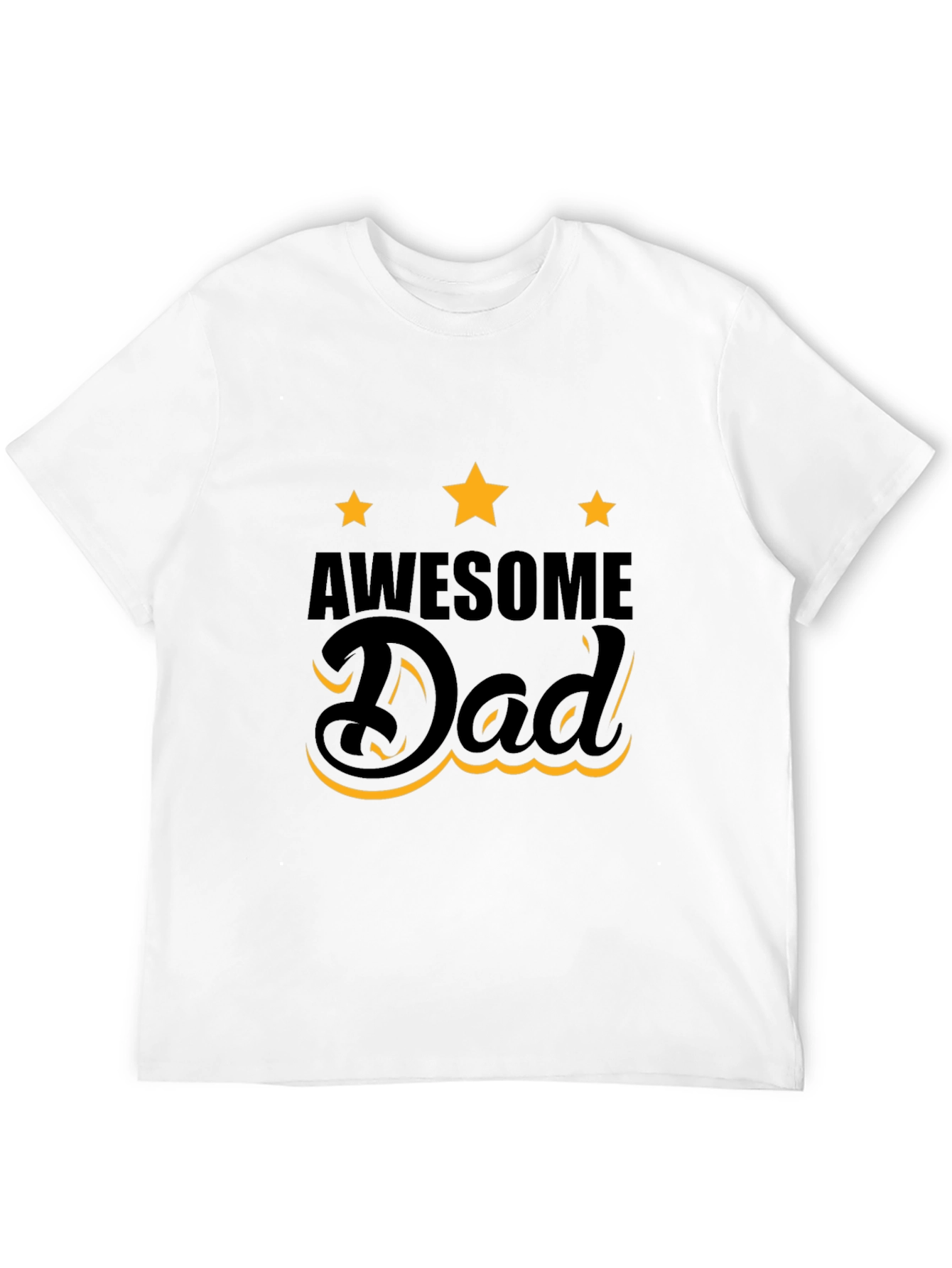 Awesome Dad T-Shirt - Black Graphic Tee