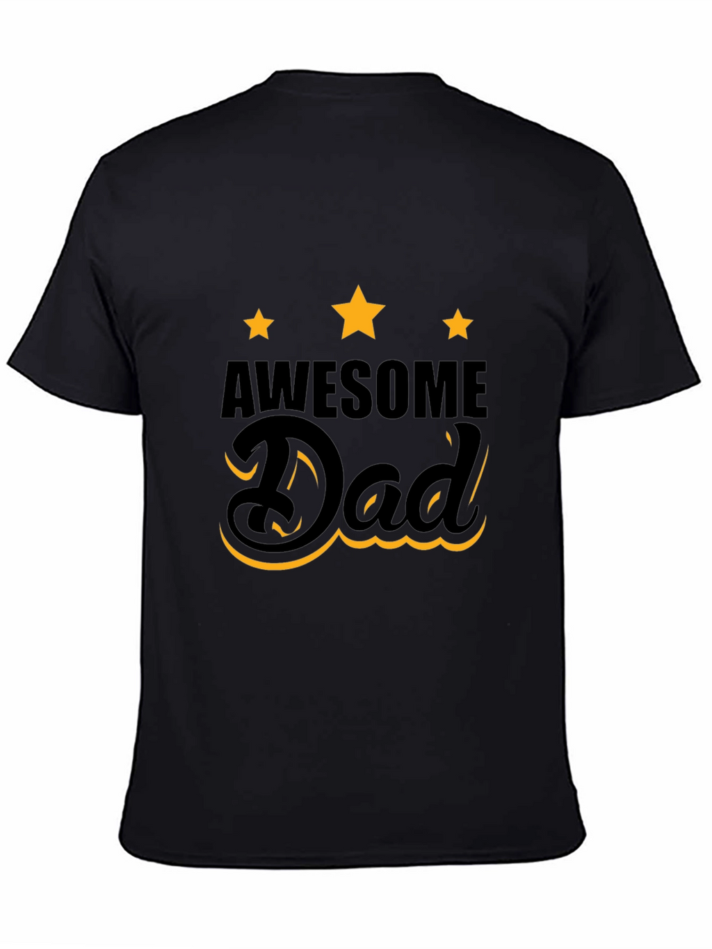 Awesome Dad T-Shirt - Black Graphic Tee