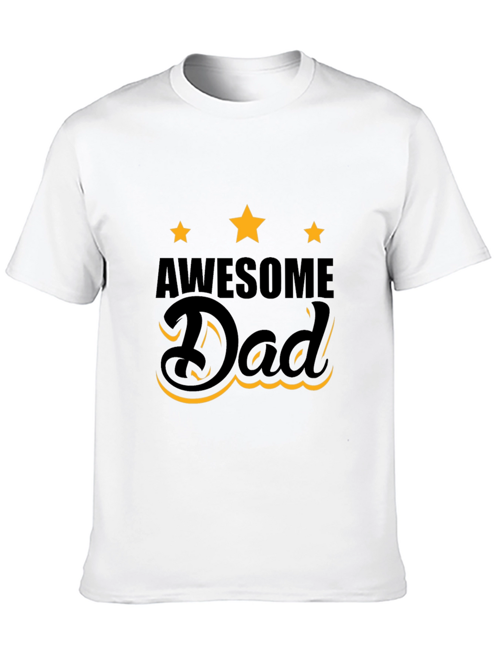 Awesome Dad T-Shirt - Black Graphic Tee
