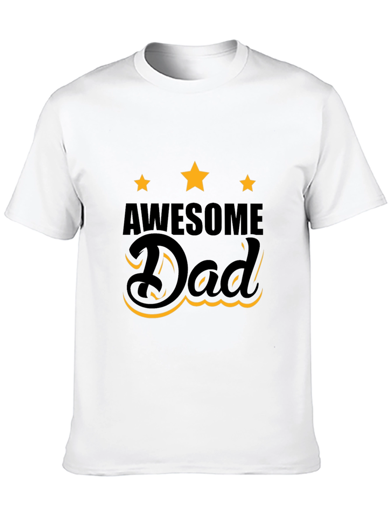 Awesome Dad T-Shirt - Black Graphic Tee