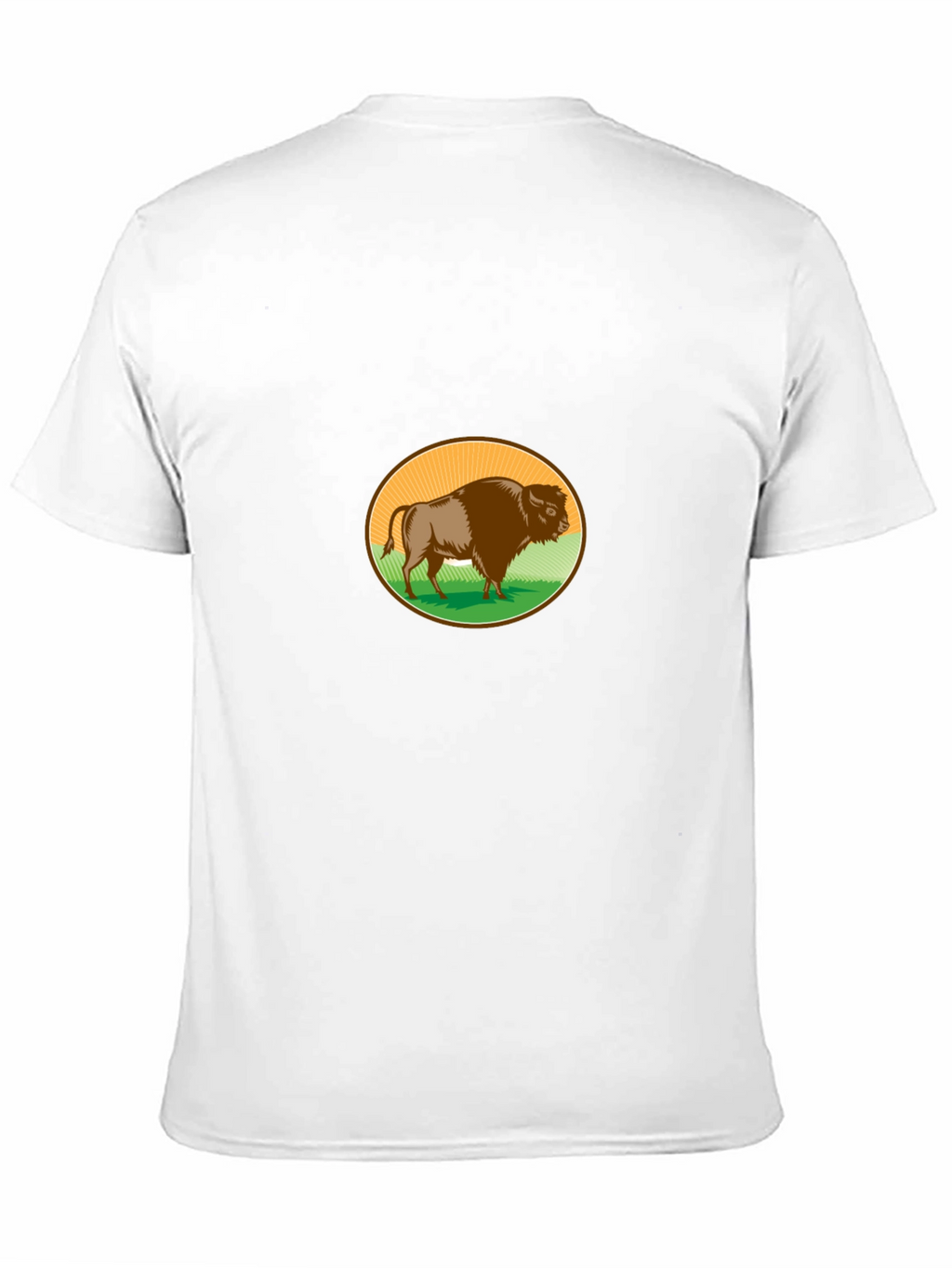 Bison Graphic T-Shirt - Black Casual Tee