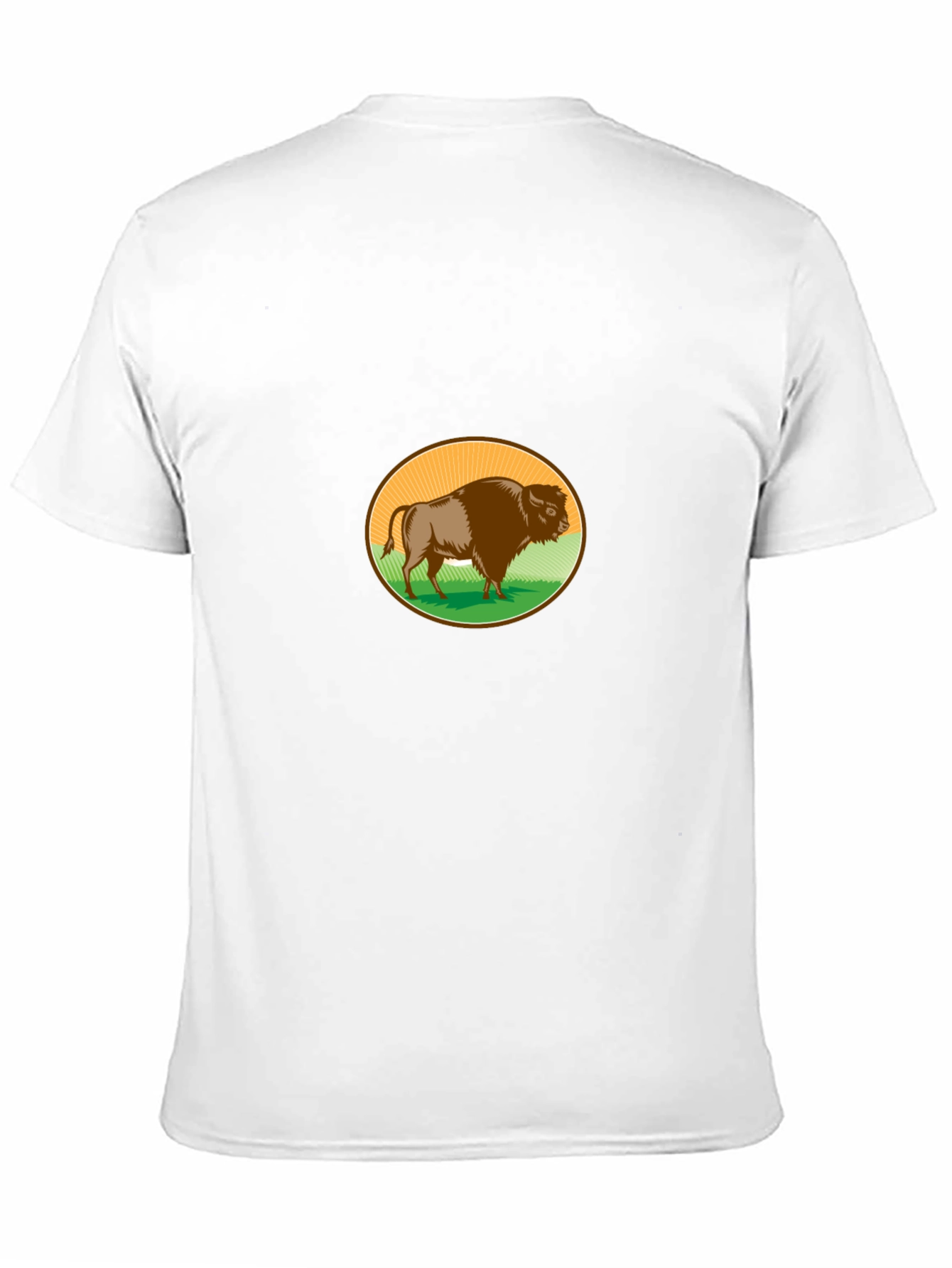 Bison Graphic T-Shirt - Black Casual Tee