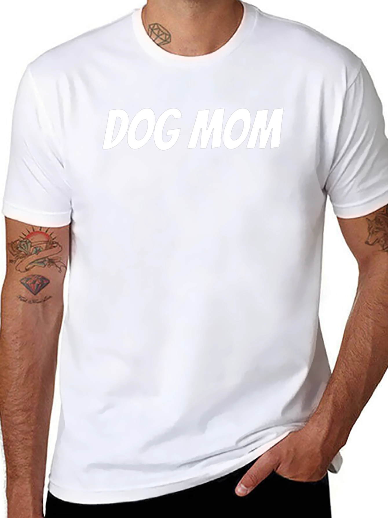 Dog Mom T-Shirt - Soft Cotton Blend Tee