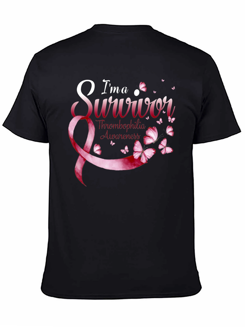 Thrombophilia Awareness Survivor Ribbon T-Shirt