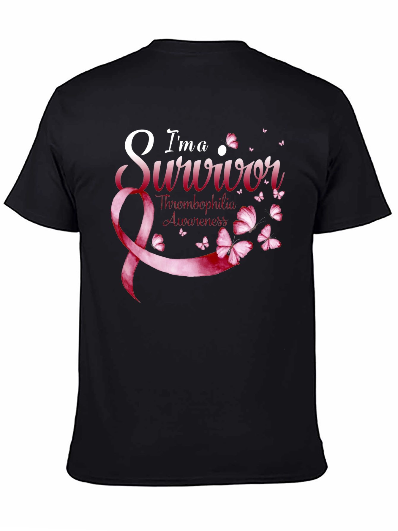 Thrombophilia Awareness Survivor Ribbon T-Shirt