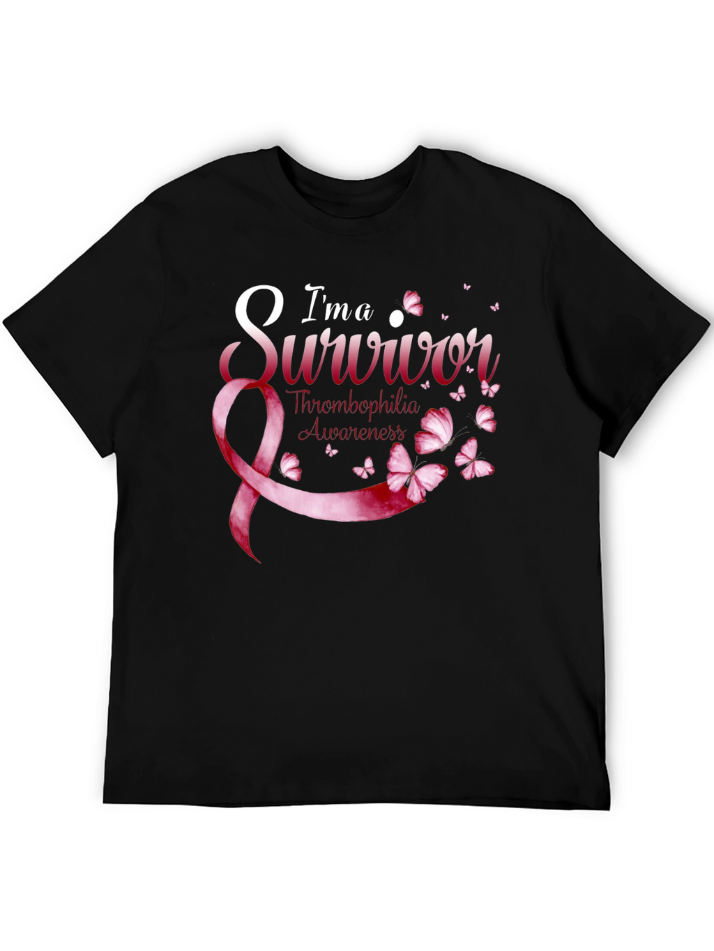 Thrombophilia Awareness Survivor Ribbon T-Shirt