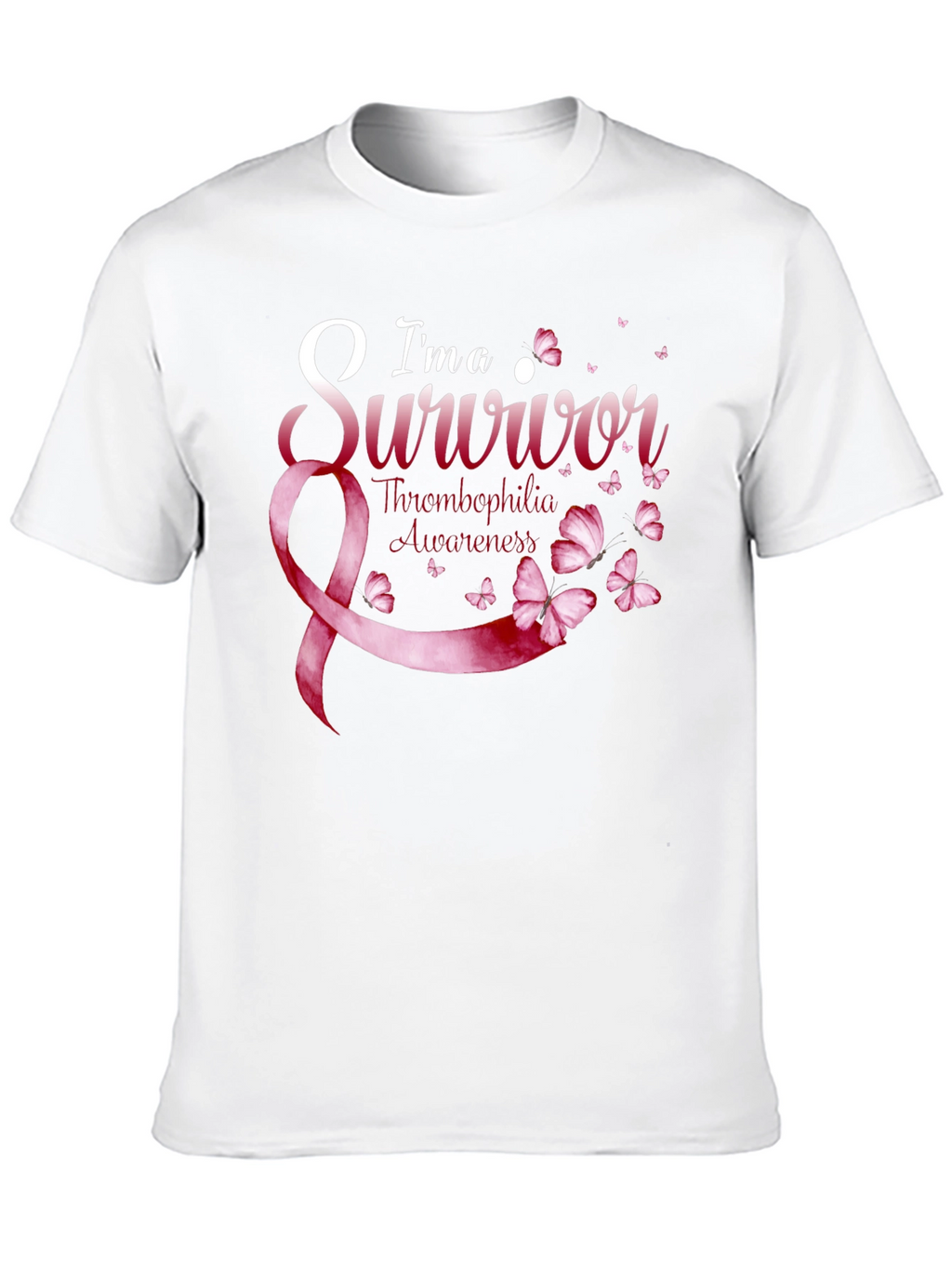 Thrombophilia Awareness Survivor Ribbon T-Shirt