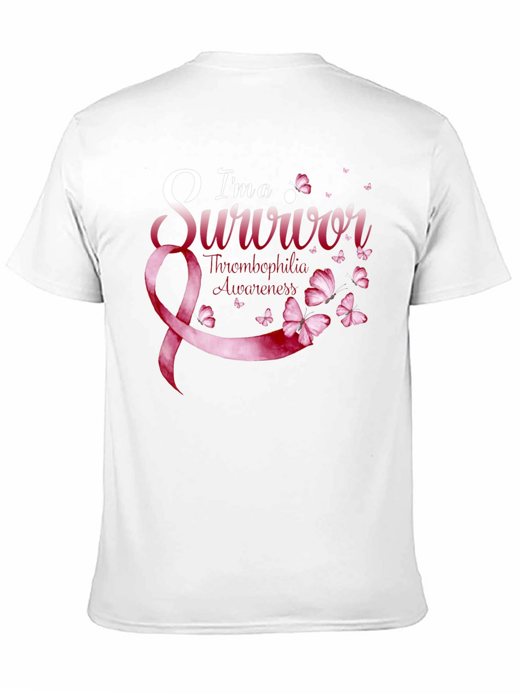 Thrombophilia Awareness Survivor Ribbon T-Shirt