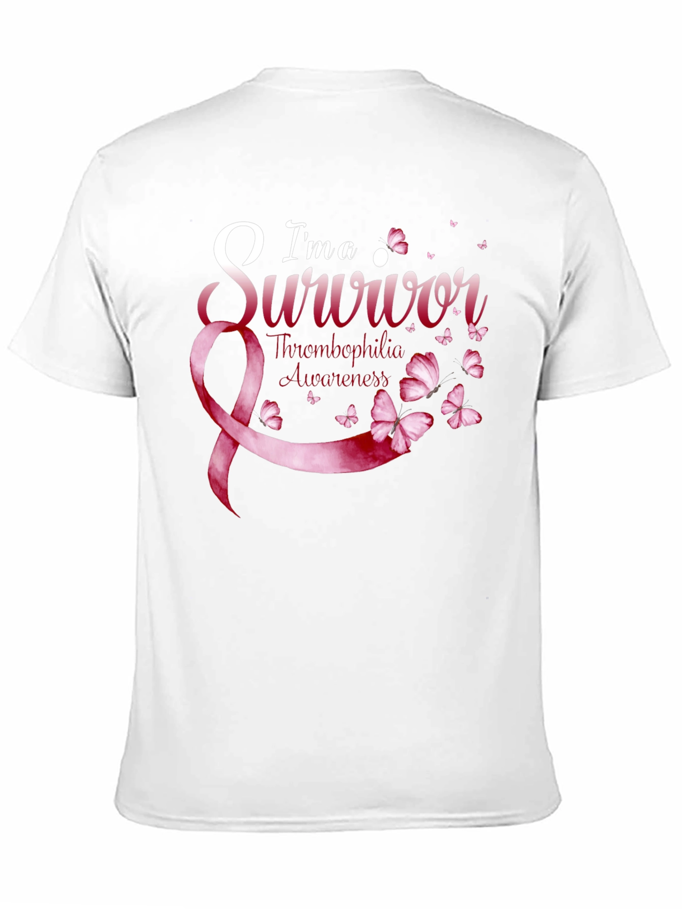 Thrombophilia Awareness Survivor Ribbon T-Shirt