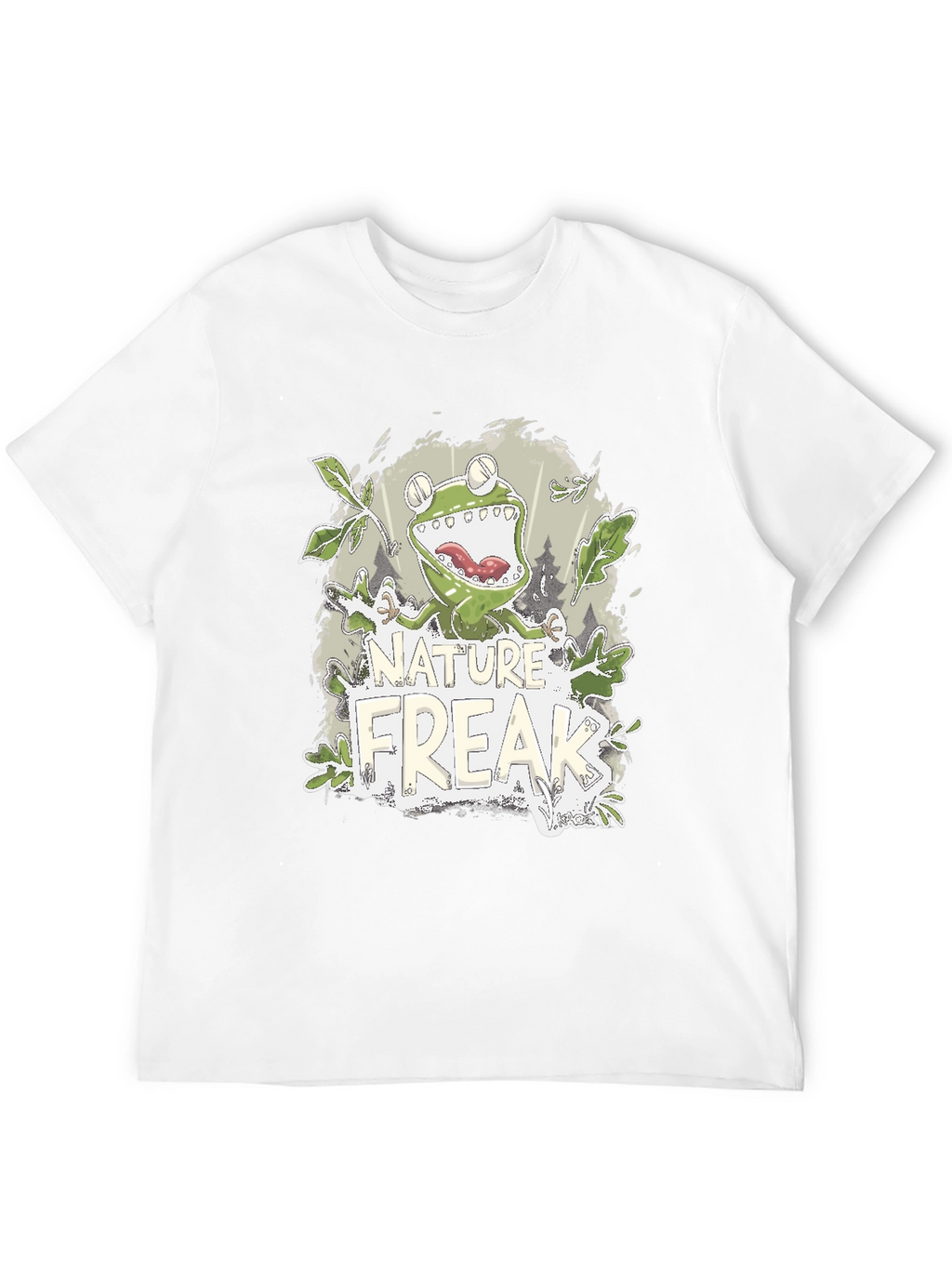 Nature Freak Frog Graphic T-Shirt