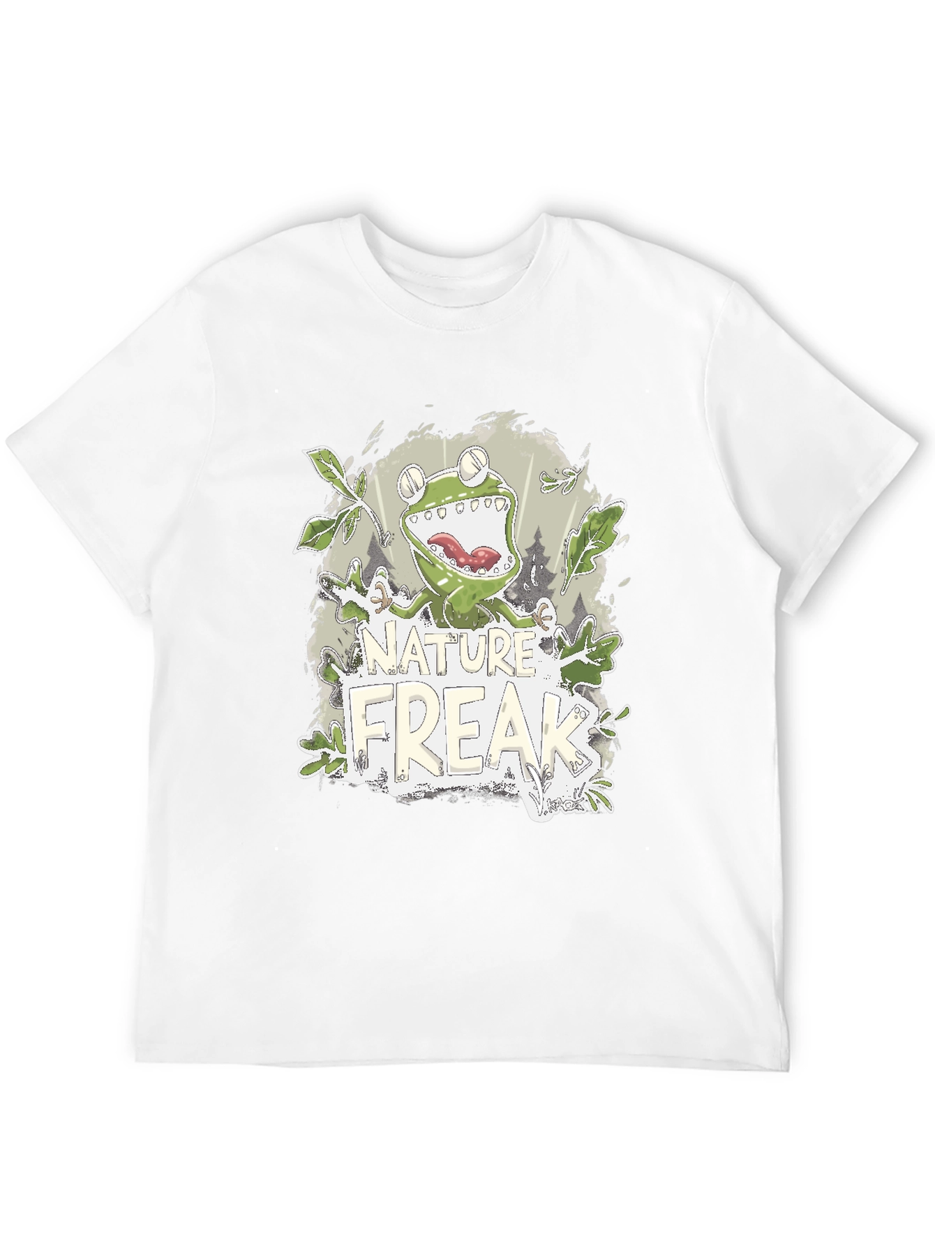 Nature Freak Frog Graphic T-Shirt