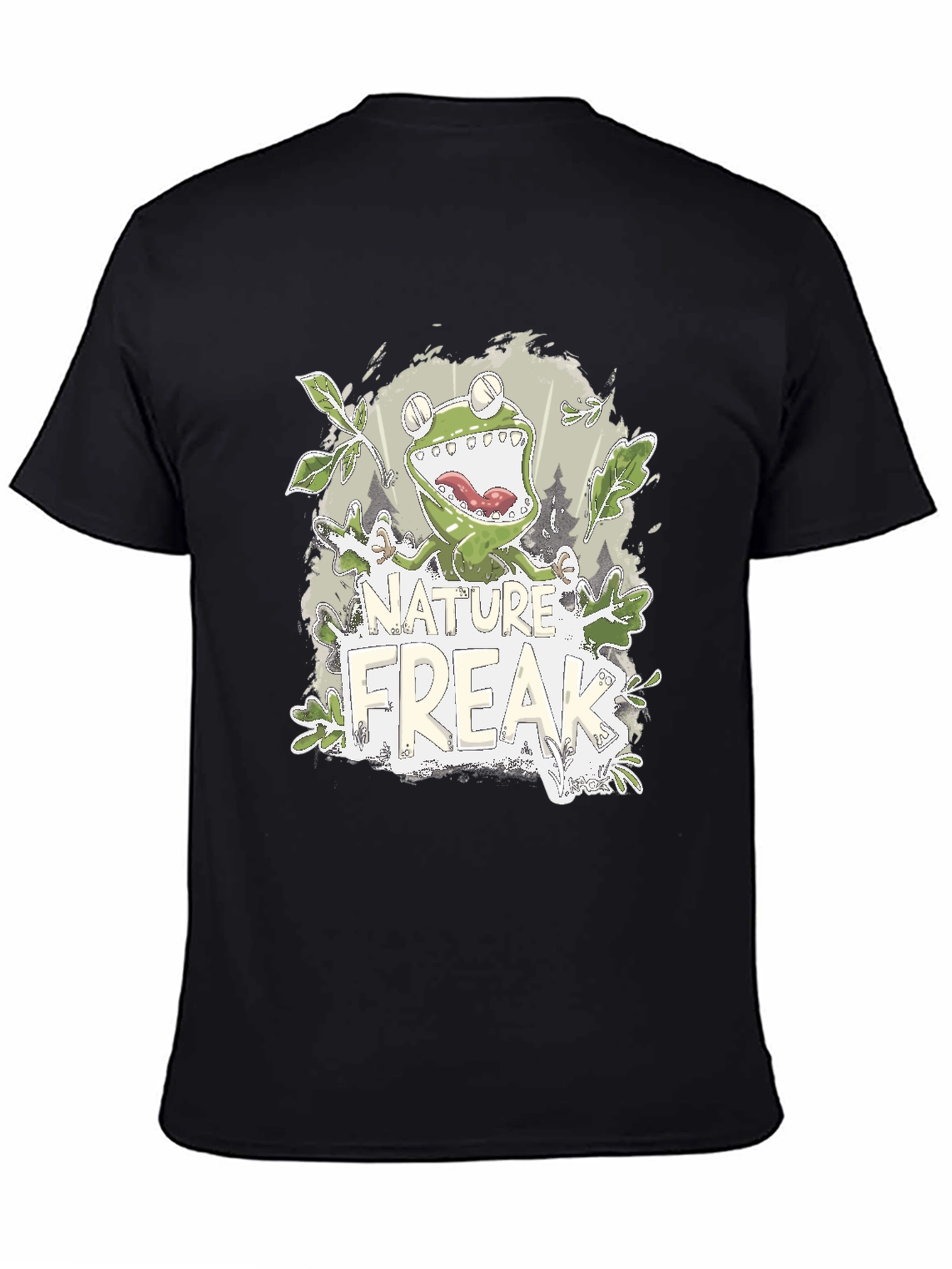 Nature Freak Frog Graphic T-Shirt