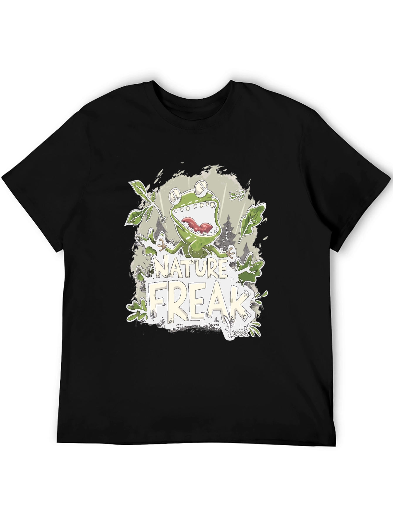 Nature Freak Frog Graphic T-Shirt