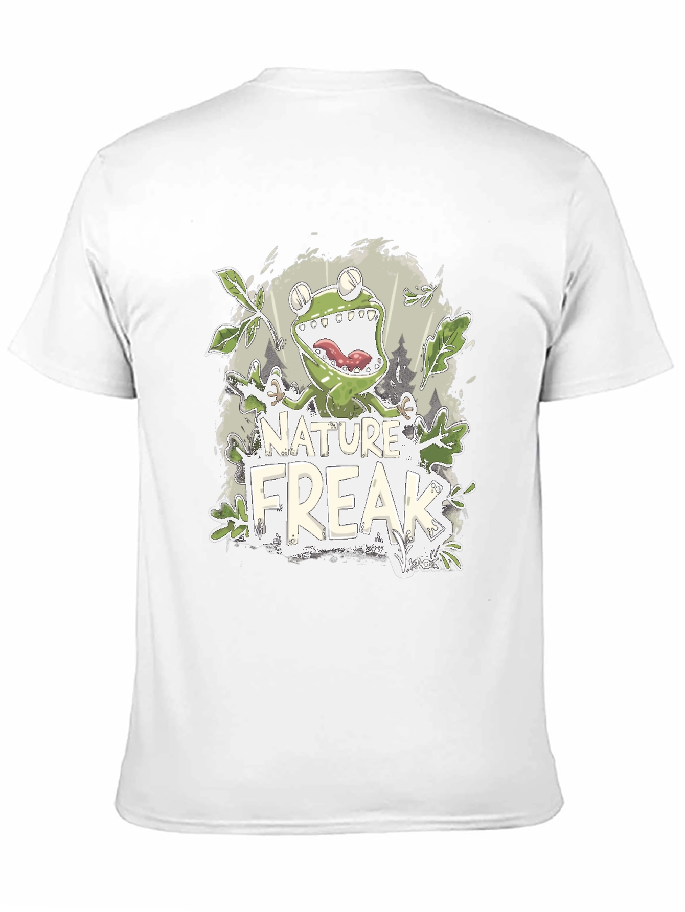 Nature Freak Frog Graphic T-Shirt