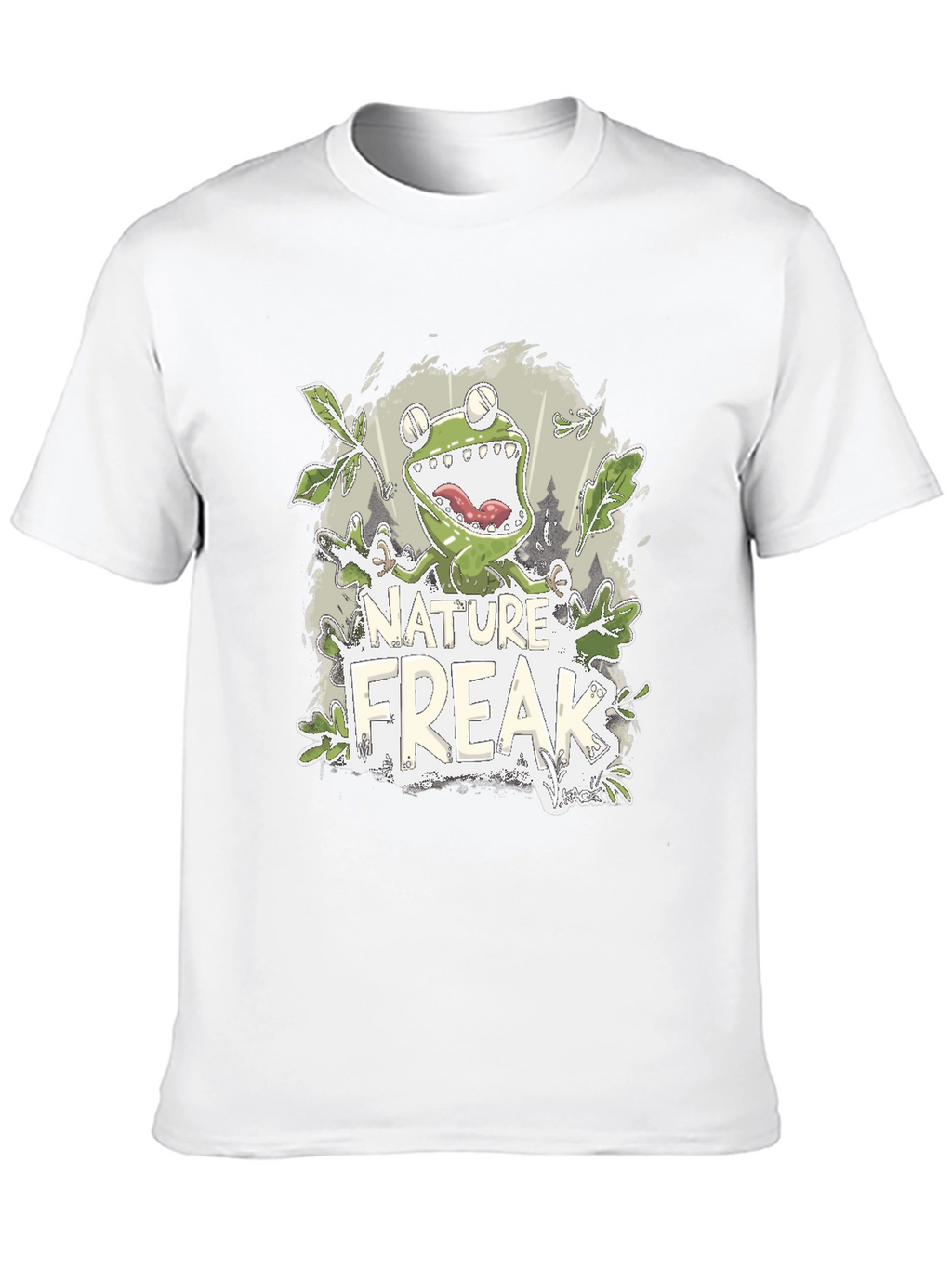 Nature Freak Frog Graphic T-Shirt