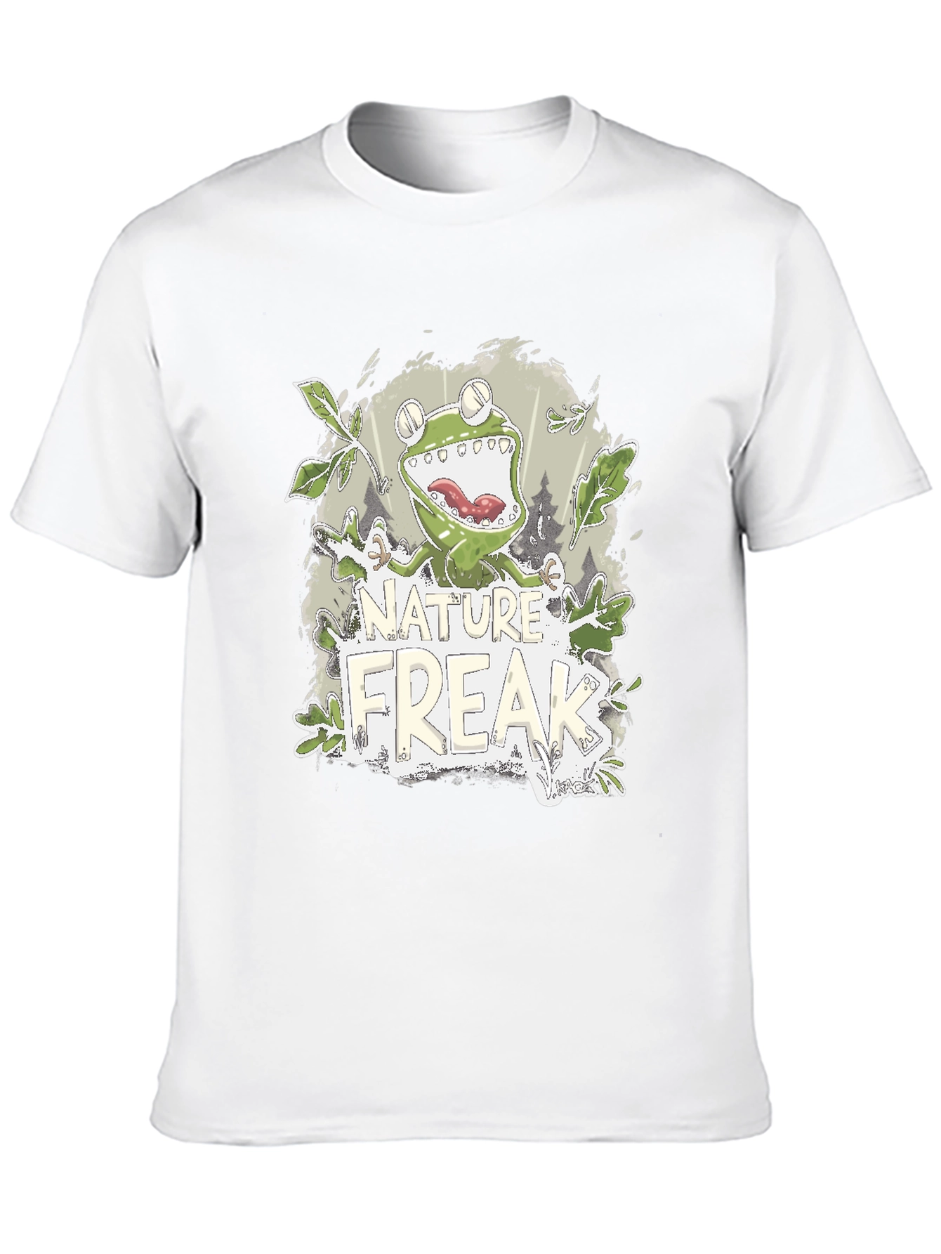 Nature Freak Frog Graphic T-Shirt