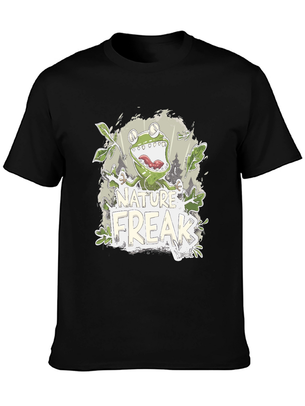 Nature Freak Frog Graphic T-Shirt