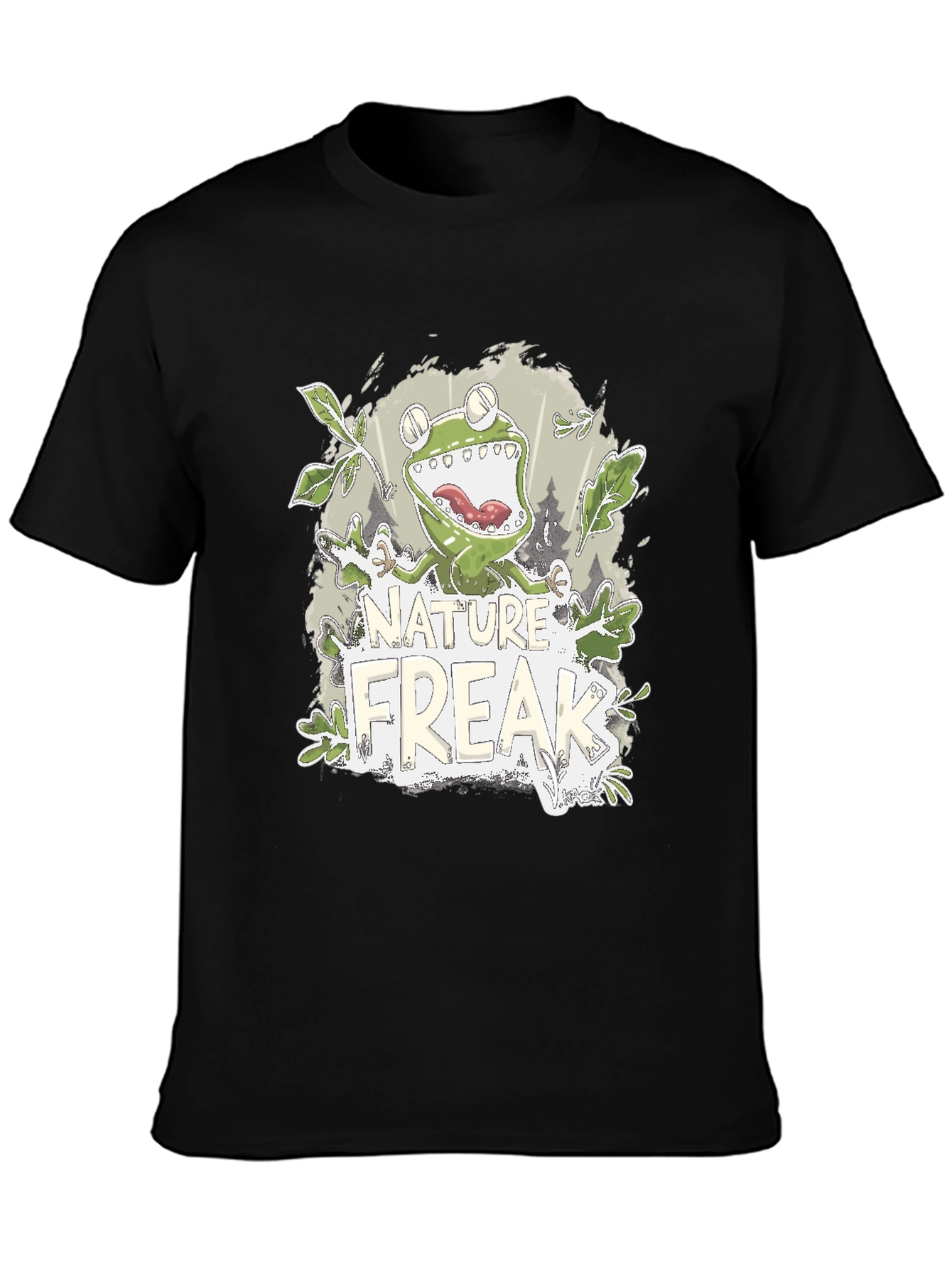Nature Freak Frog Graphic T-Shirt