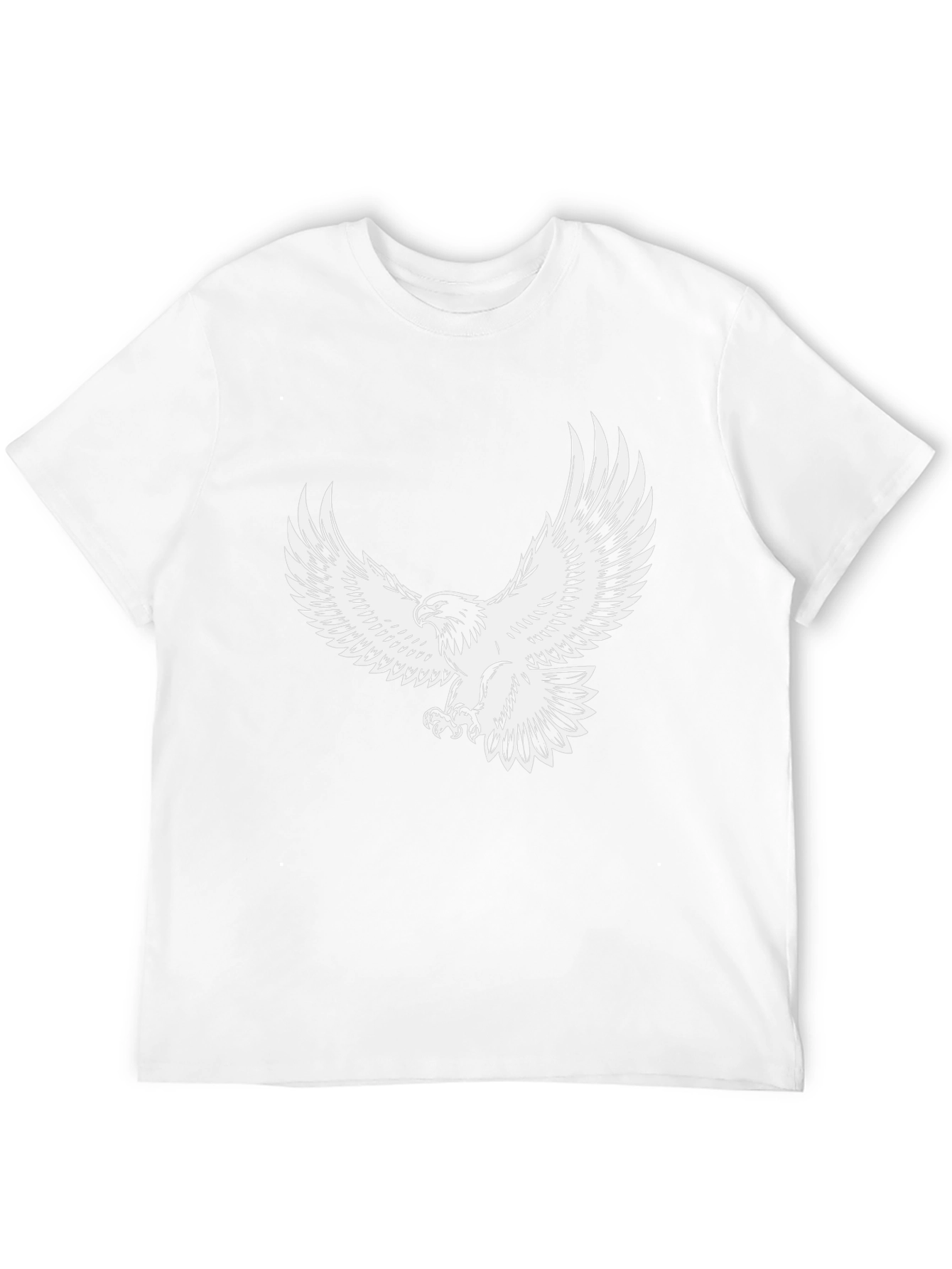 Mens Black Eagle Graphic T-Shirt