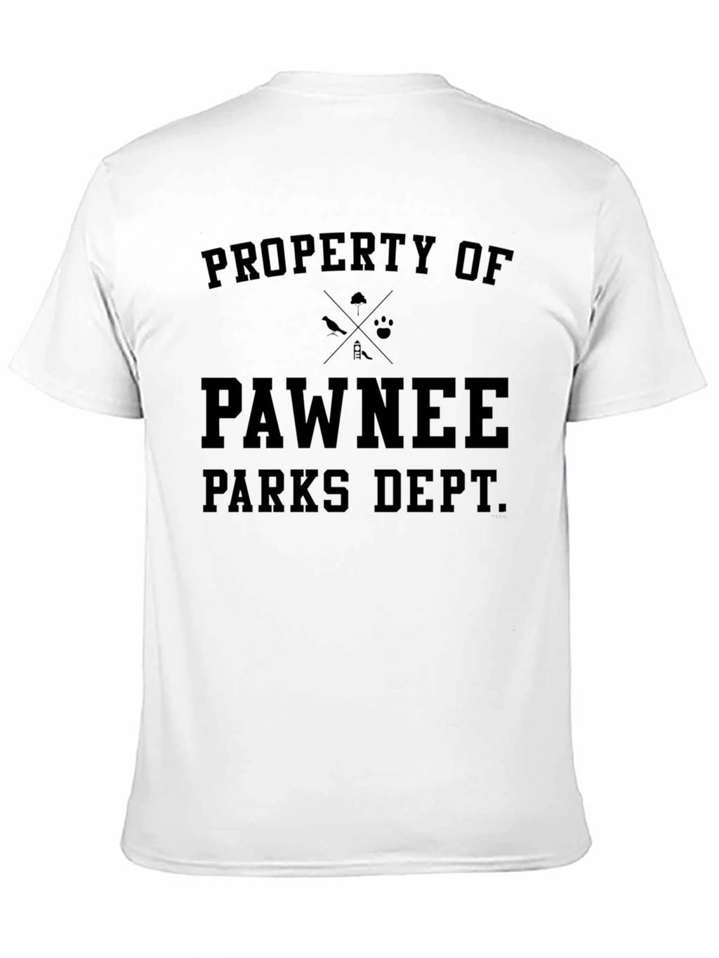 Pawnee Parks Dept. Black Graphic T-Shirt