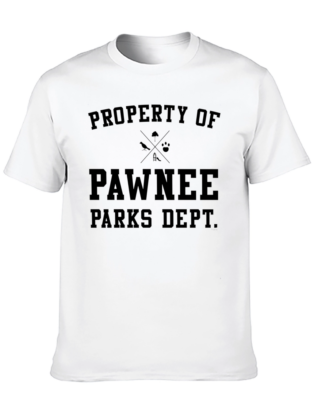 Pawnee Parks Dept. Black Graphic T-Shirt