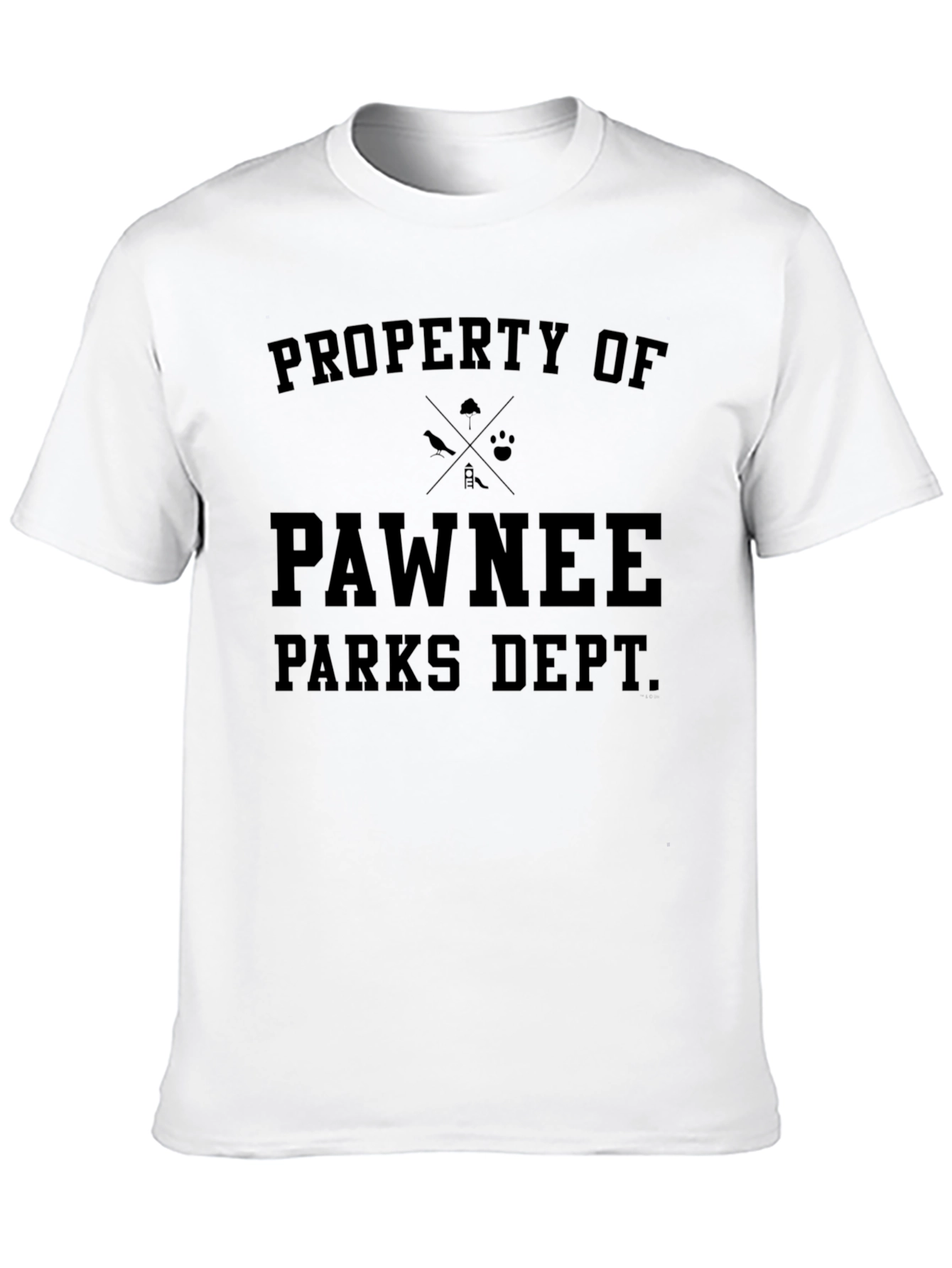 Pawnee Parks Dept. Black Graphic T-Shirt