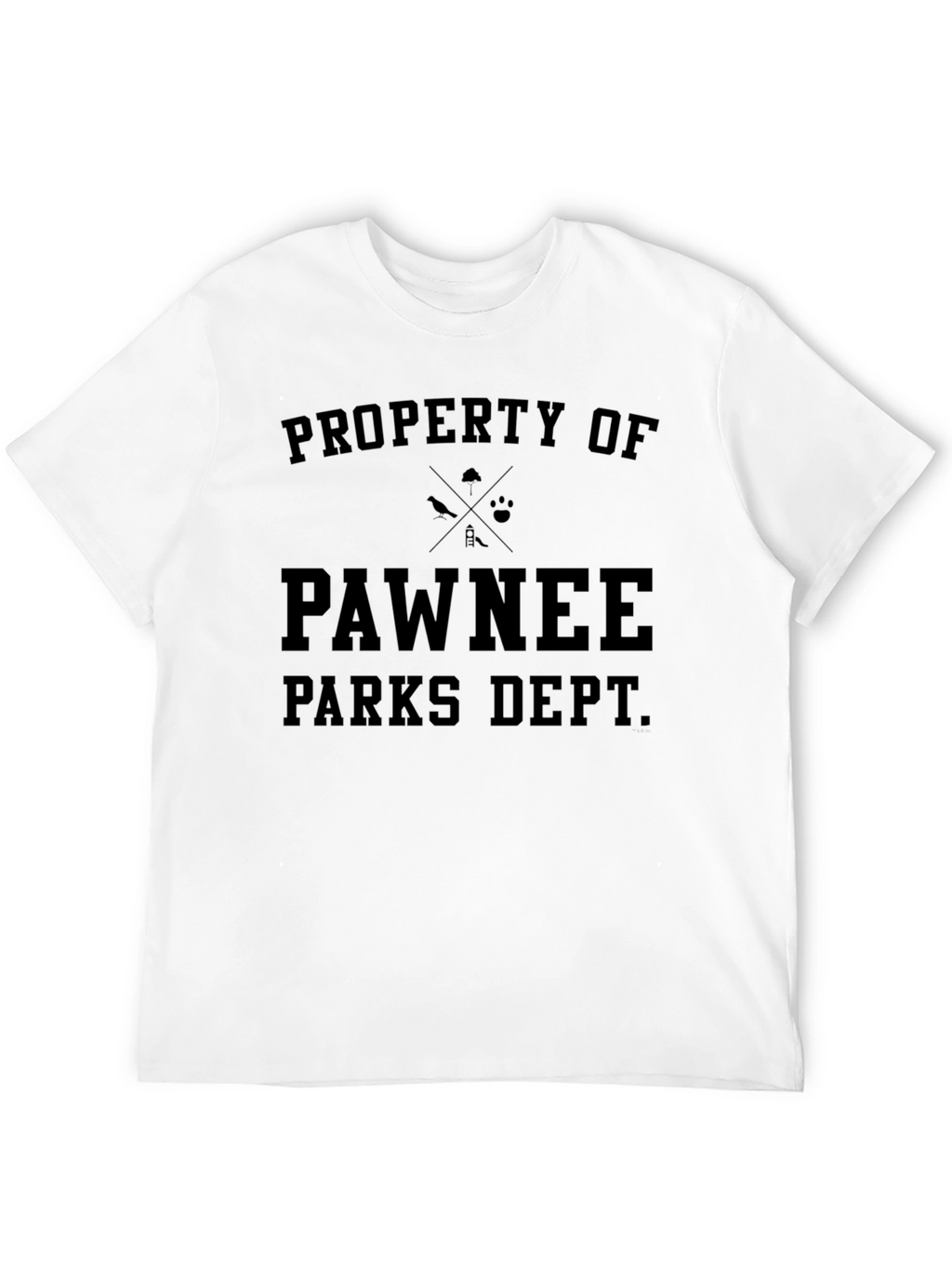 Pawnee Parks Dept. Black Graphic T-Shirt