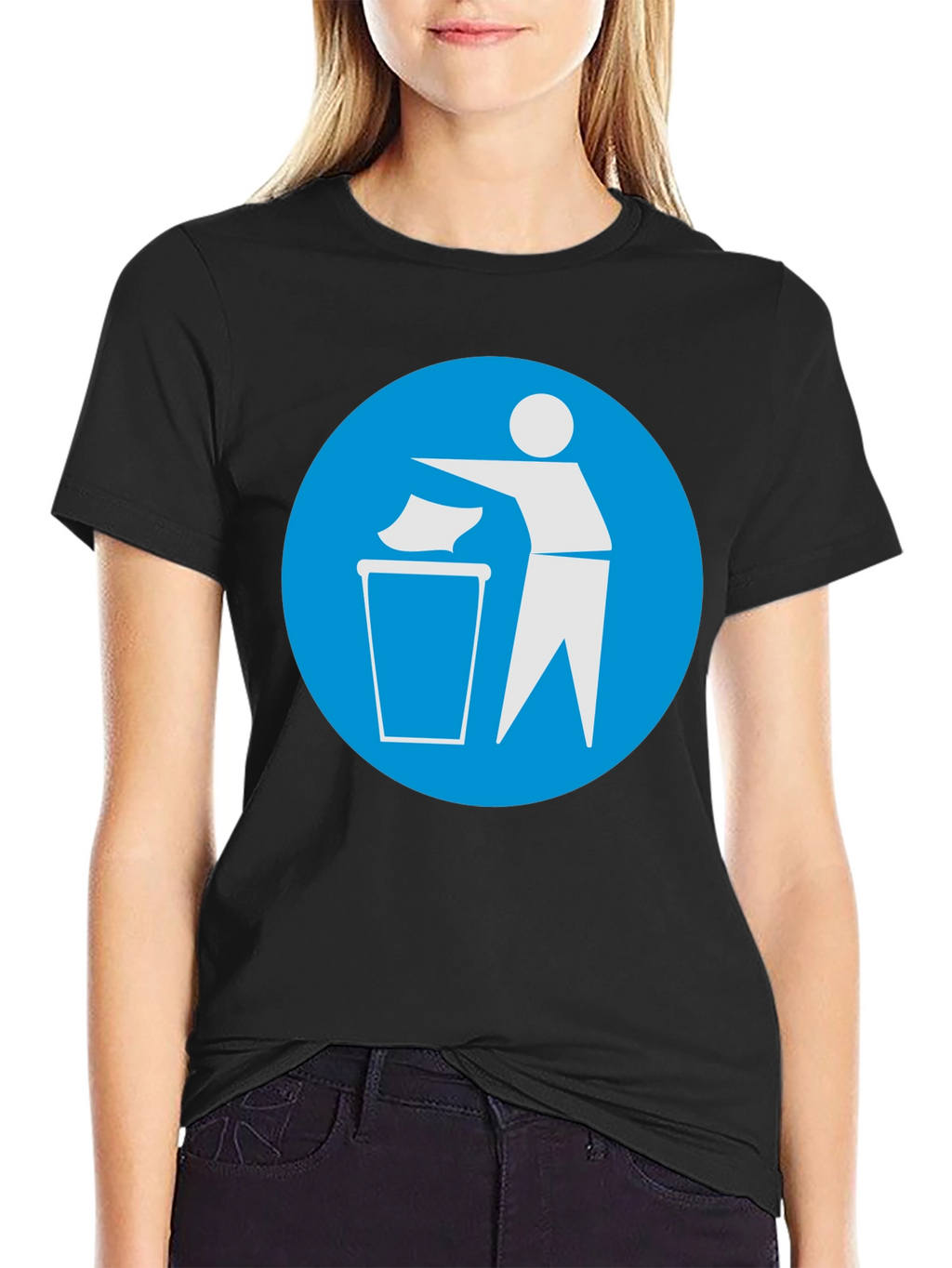 Recycle Graphic Black T-Shirt