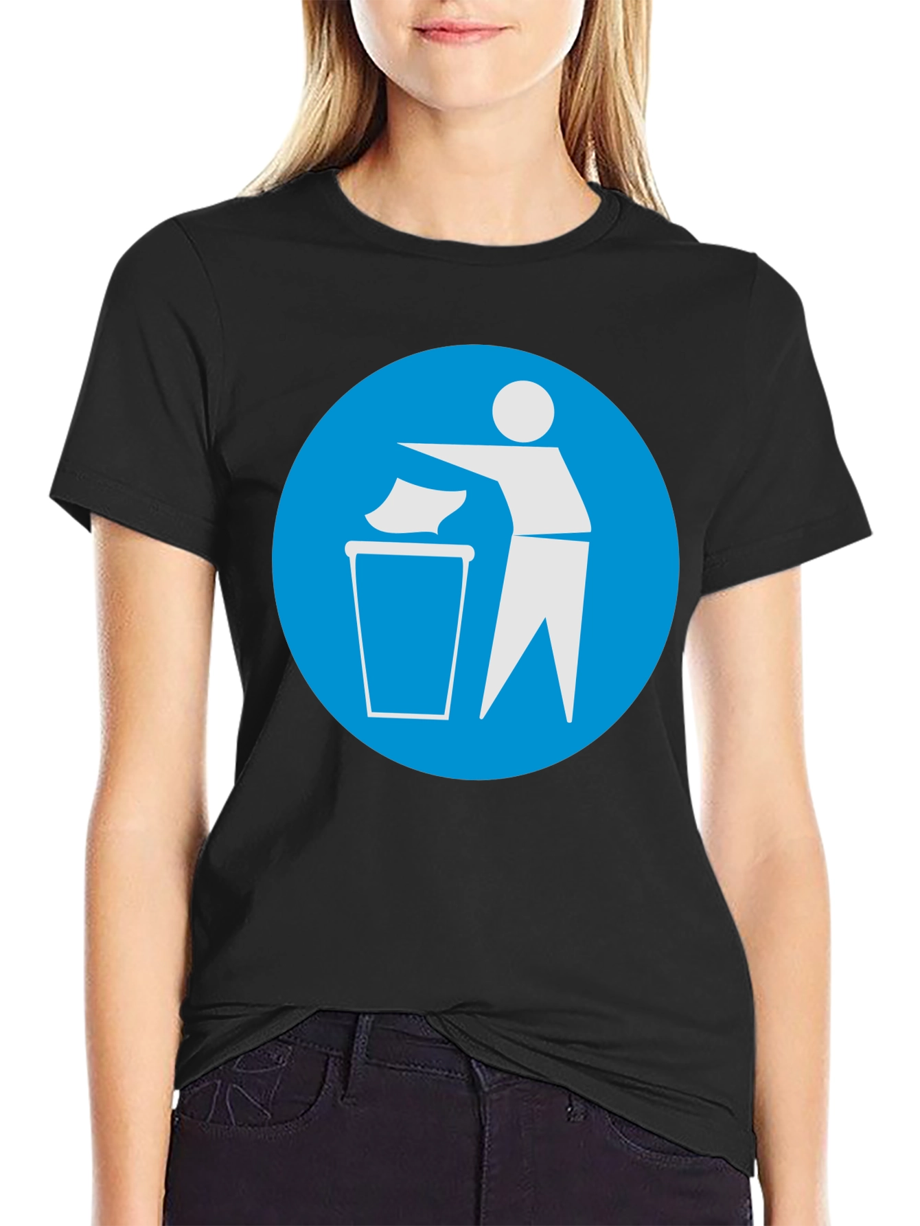 Recycle Graphic Black T-Shirt
