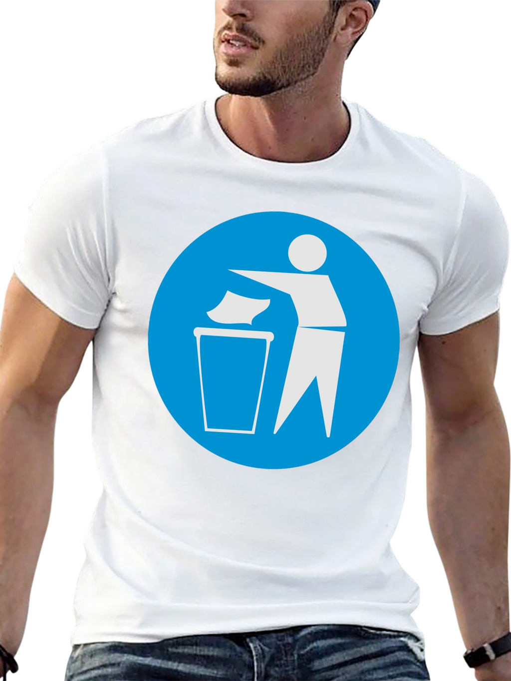 Recycle Graphic Black T-Shirt