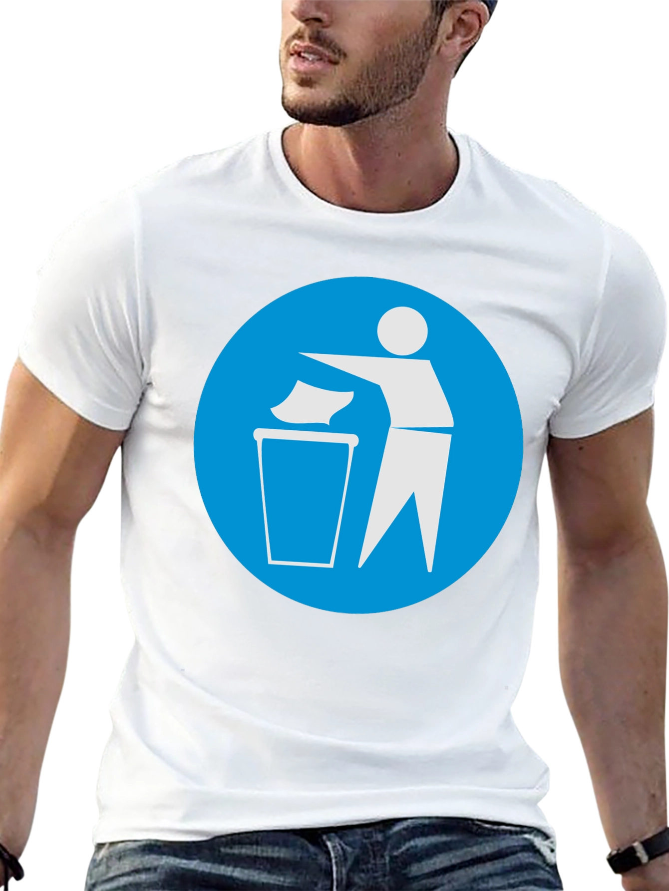 Recycle Graphic Black T-Shirt