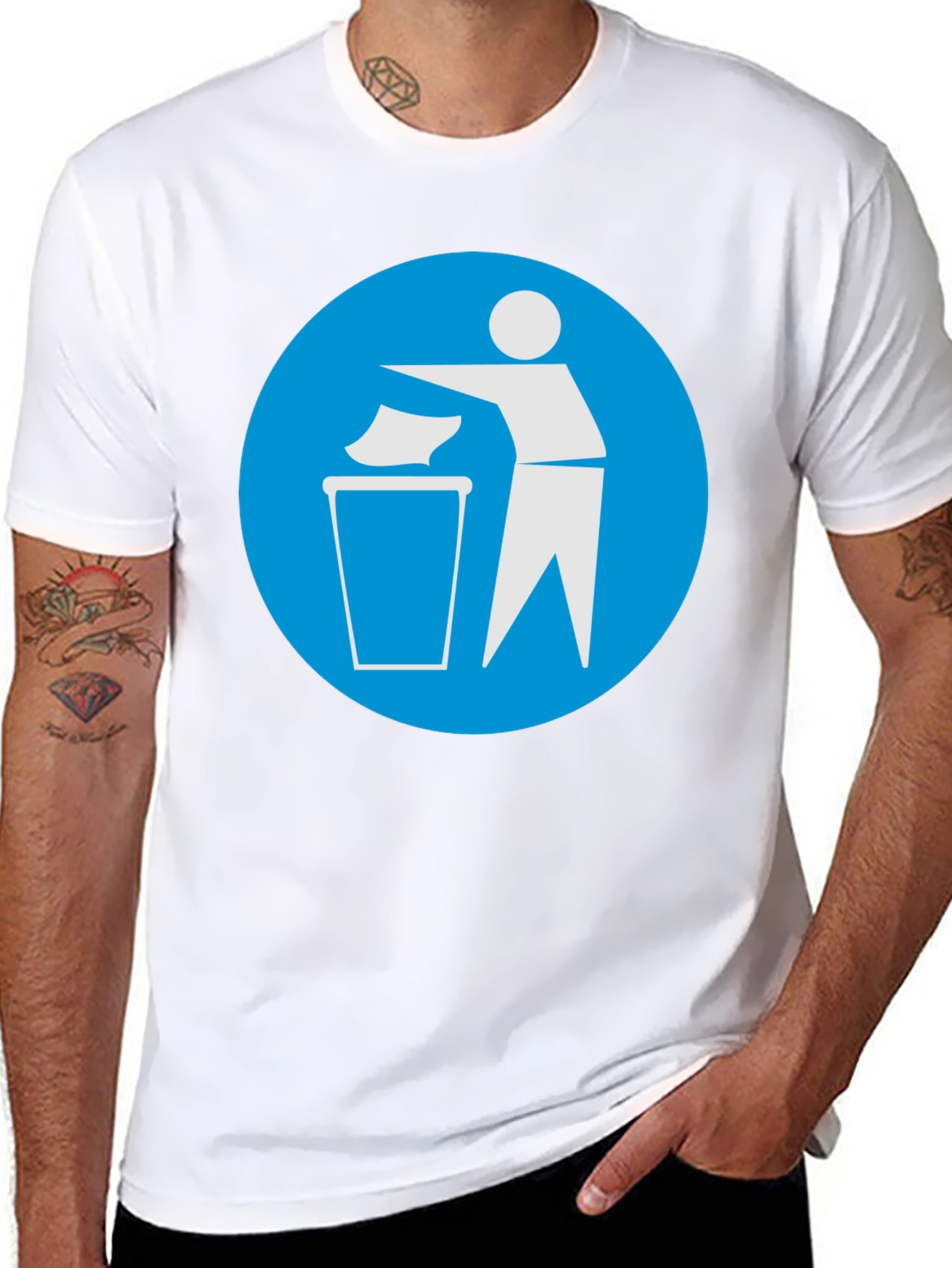 Recycle Graphic Black T-Shirt