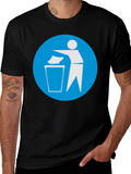 Recycle Graphic Black T-Shirt