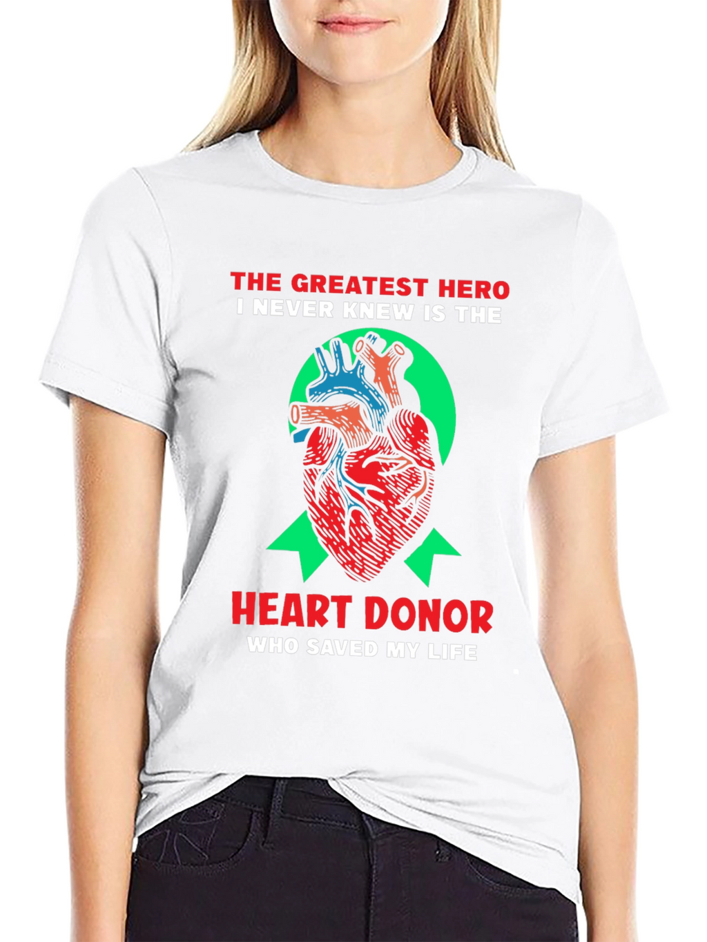 Heart Donor Hero T-Shirt - Saved My Life