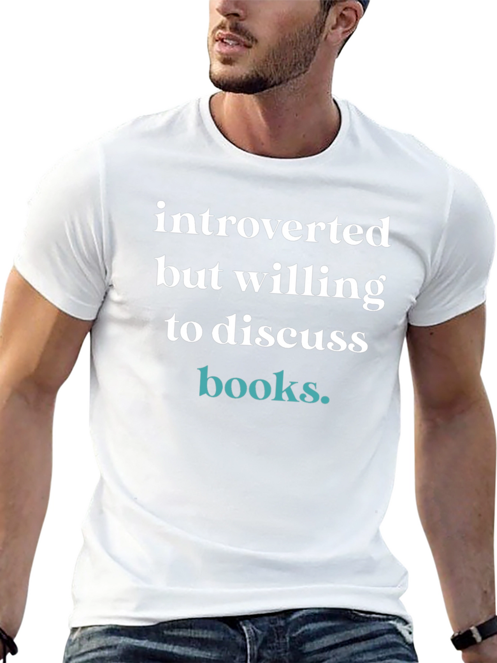 Introverted But Willing to Discuss Books T-Shirt