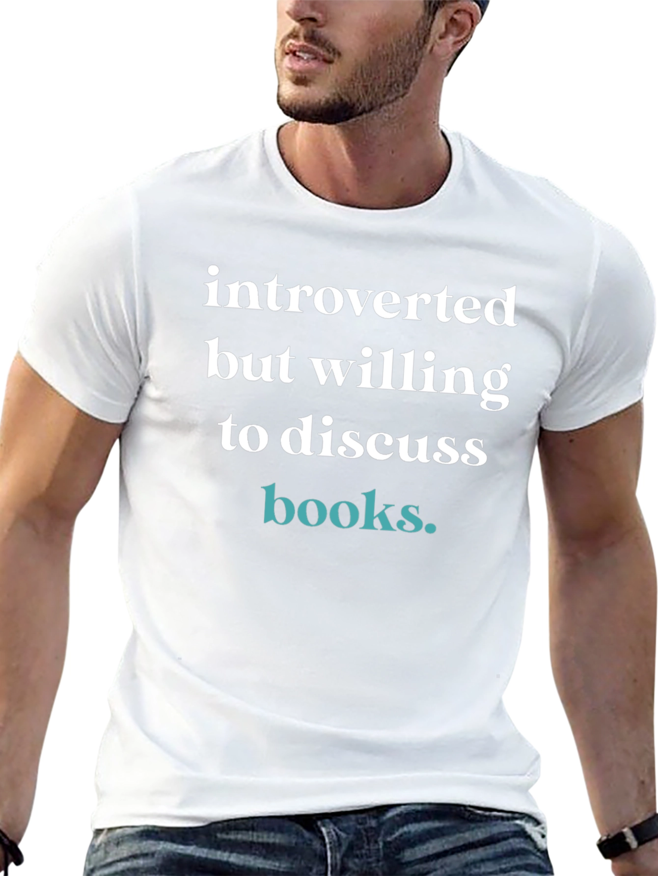 Introverted But Willing to Discuss Books T-Shirt