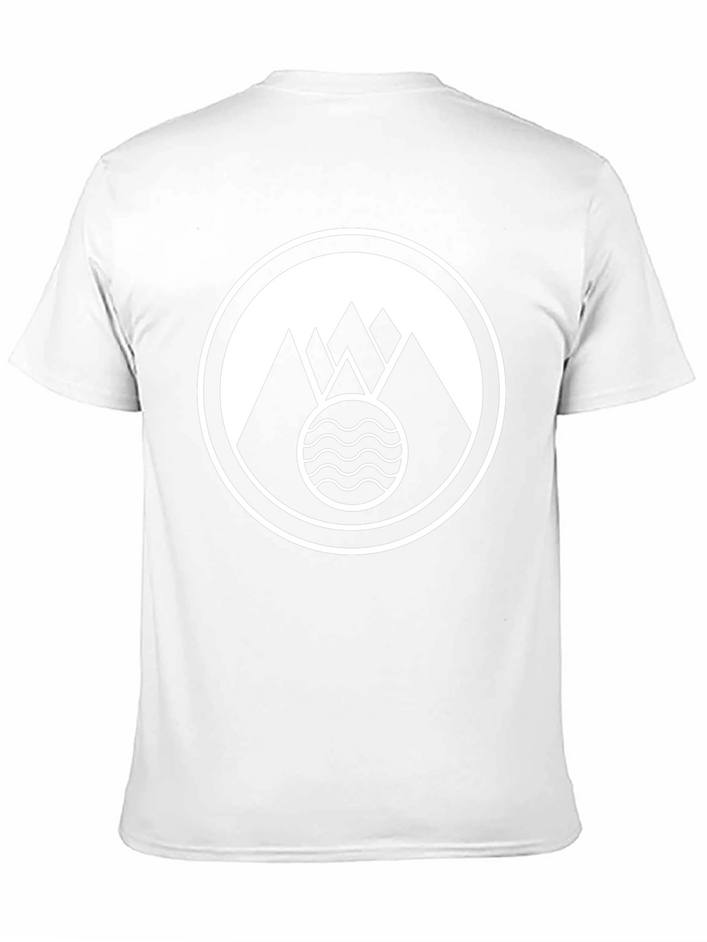 Mountain Waves Graphic Black T-Shirt