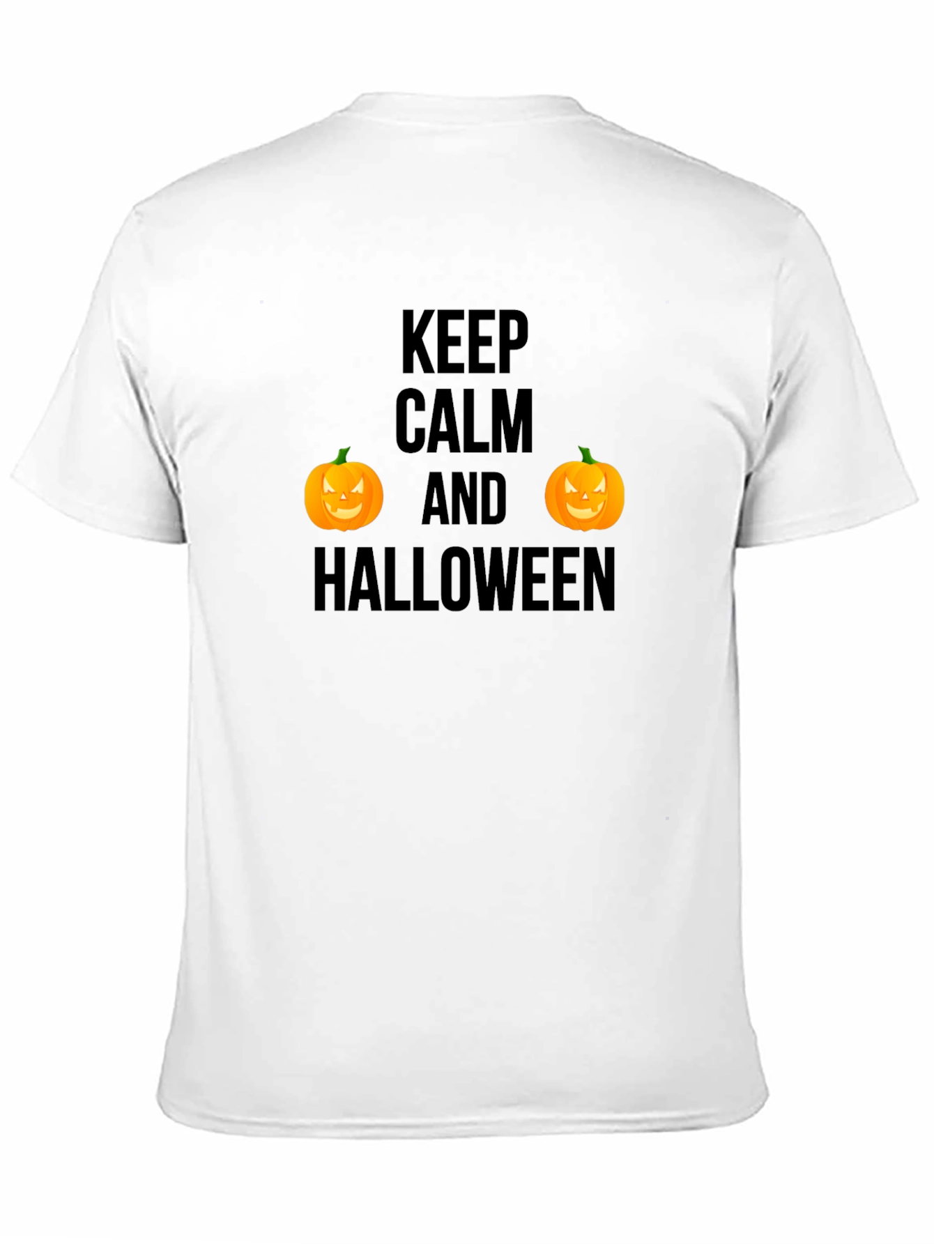 Keep Calm Halloween T-Shirt - Pumpkin Tee