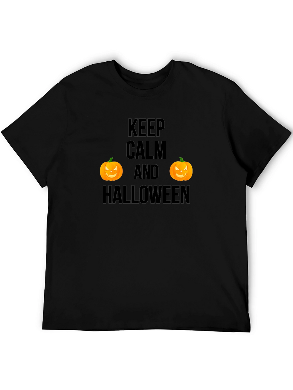 Keep Calm Halloween T-Shirt - Pumpkin Tee