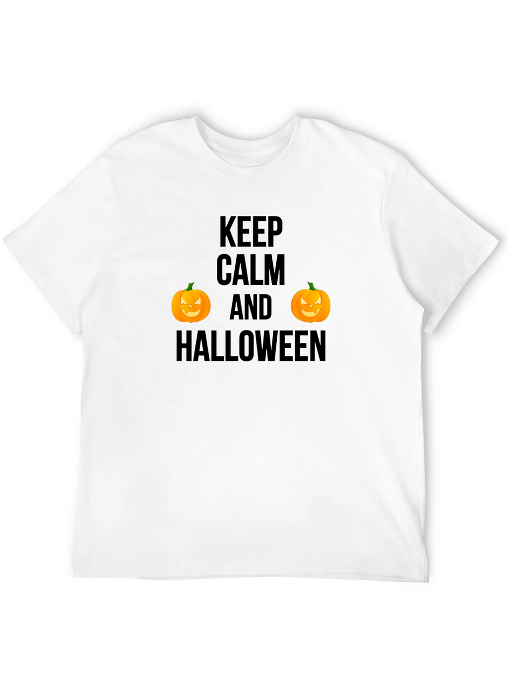 Keep Calm Halloween T-Shirt - Pumpkin Tee