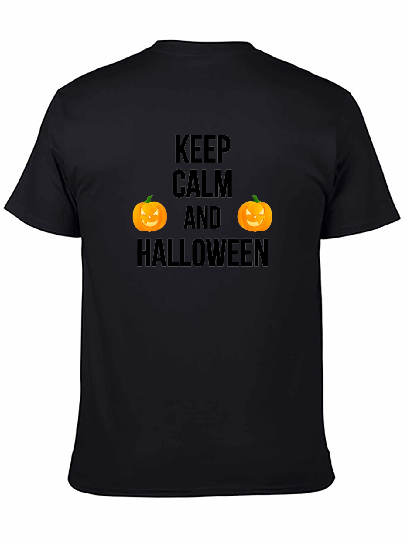 Keep Calm Halloween T-Shirt - Pumpkin Tee