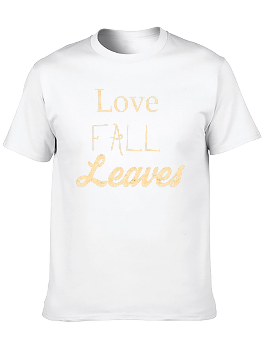 Love Fall Leaves Graphic Tee - Black T-Shirt