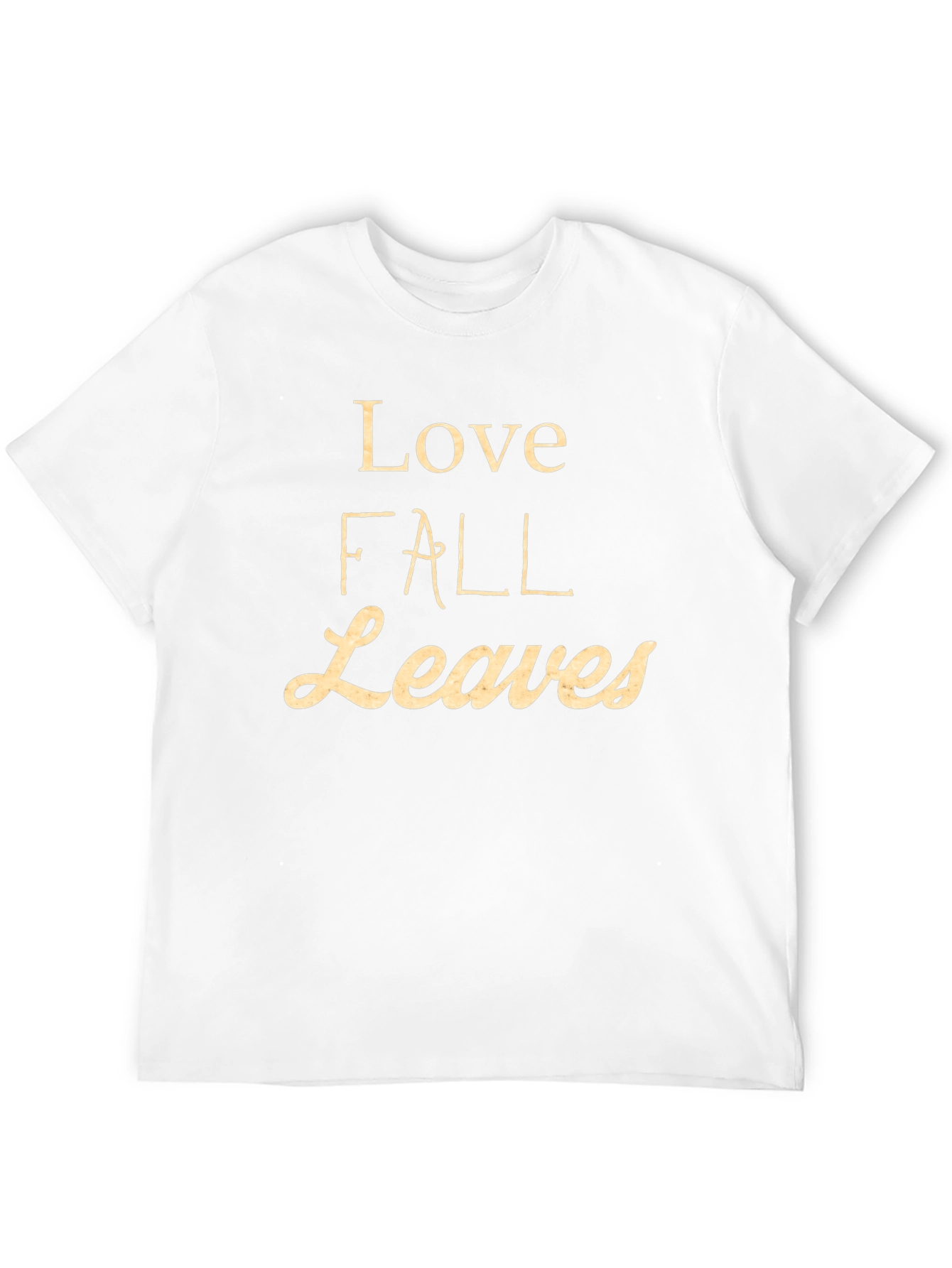 Love Fall Leaves Graphic Tee - Black T-Shirt