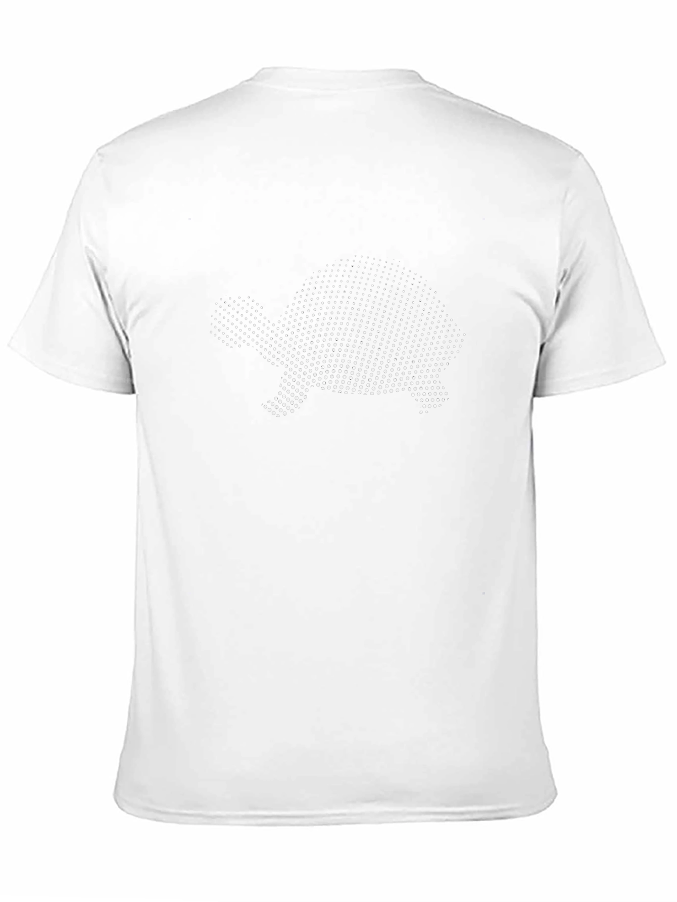 Turtle Dot Pattern Black T-Shirt