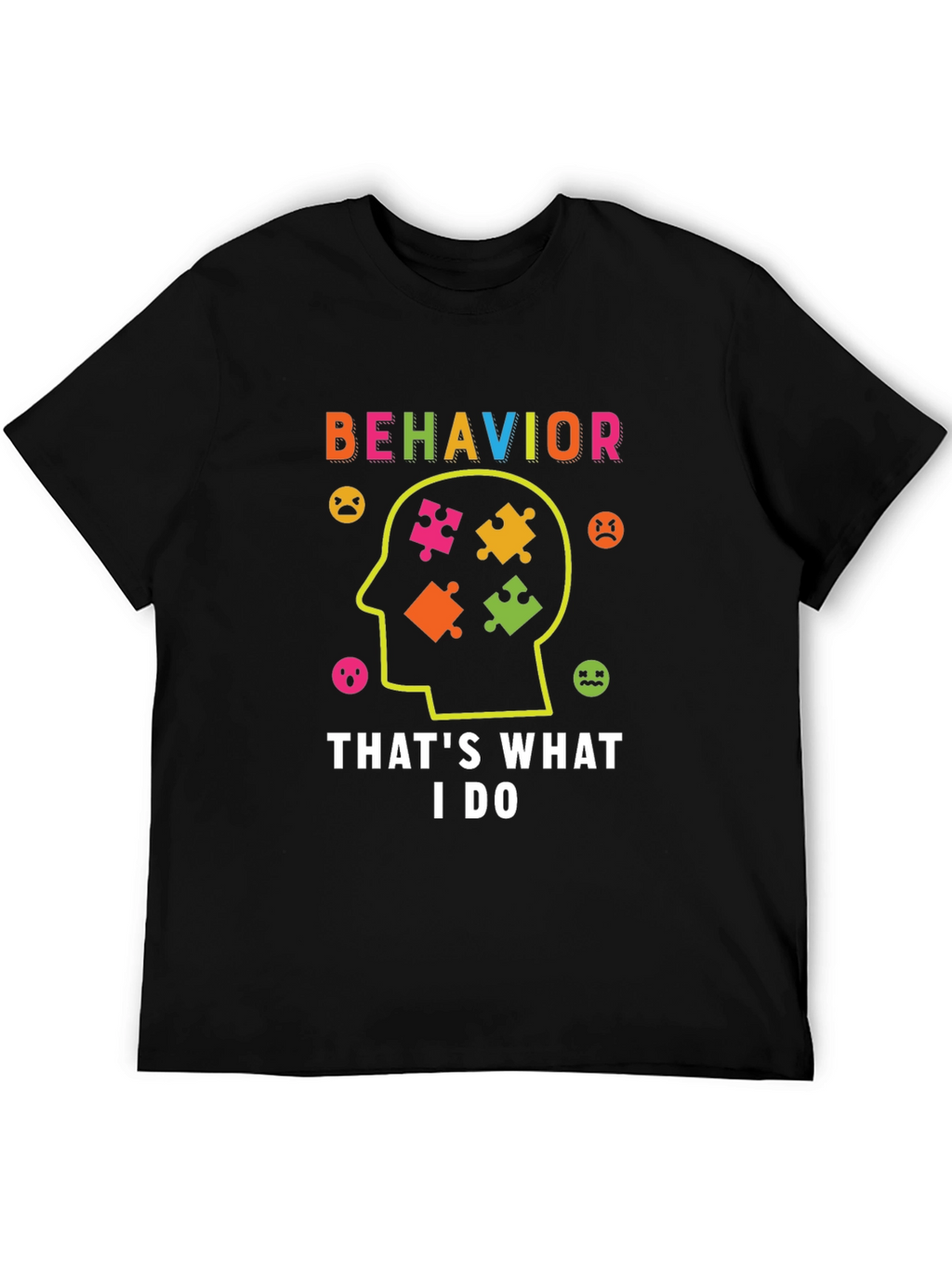 Behavior Analyst T-Shirt Autism Puzzle Piece