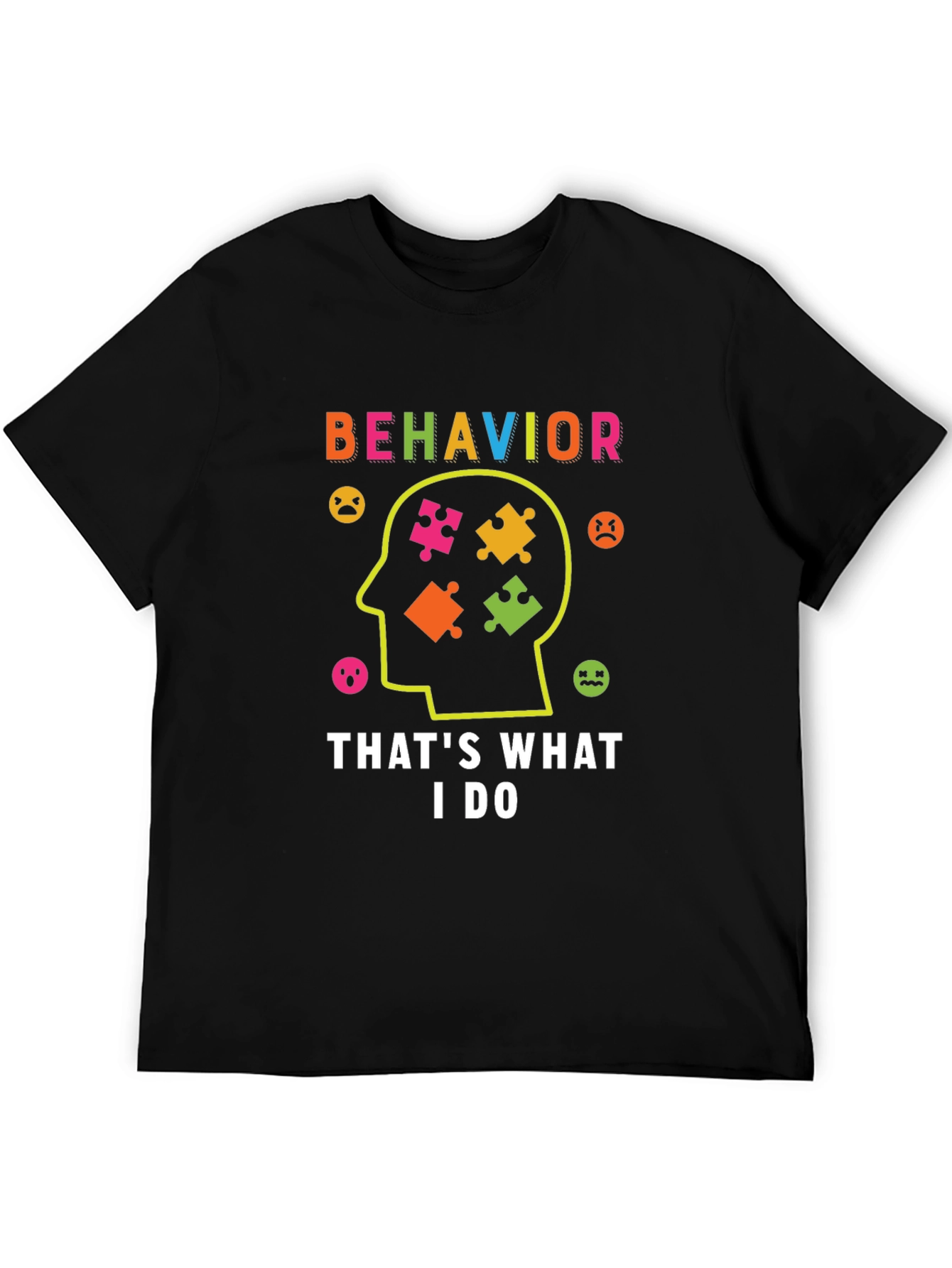 Behavior Analyst T-Shirt Autism Puzzle Piece